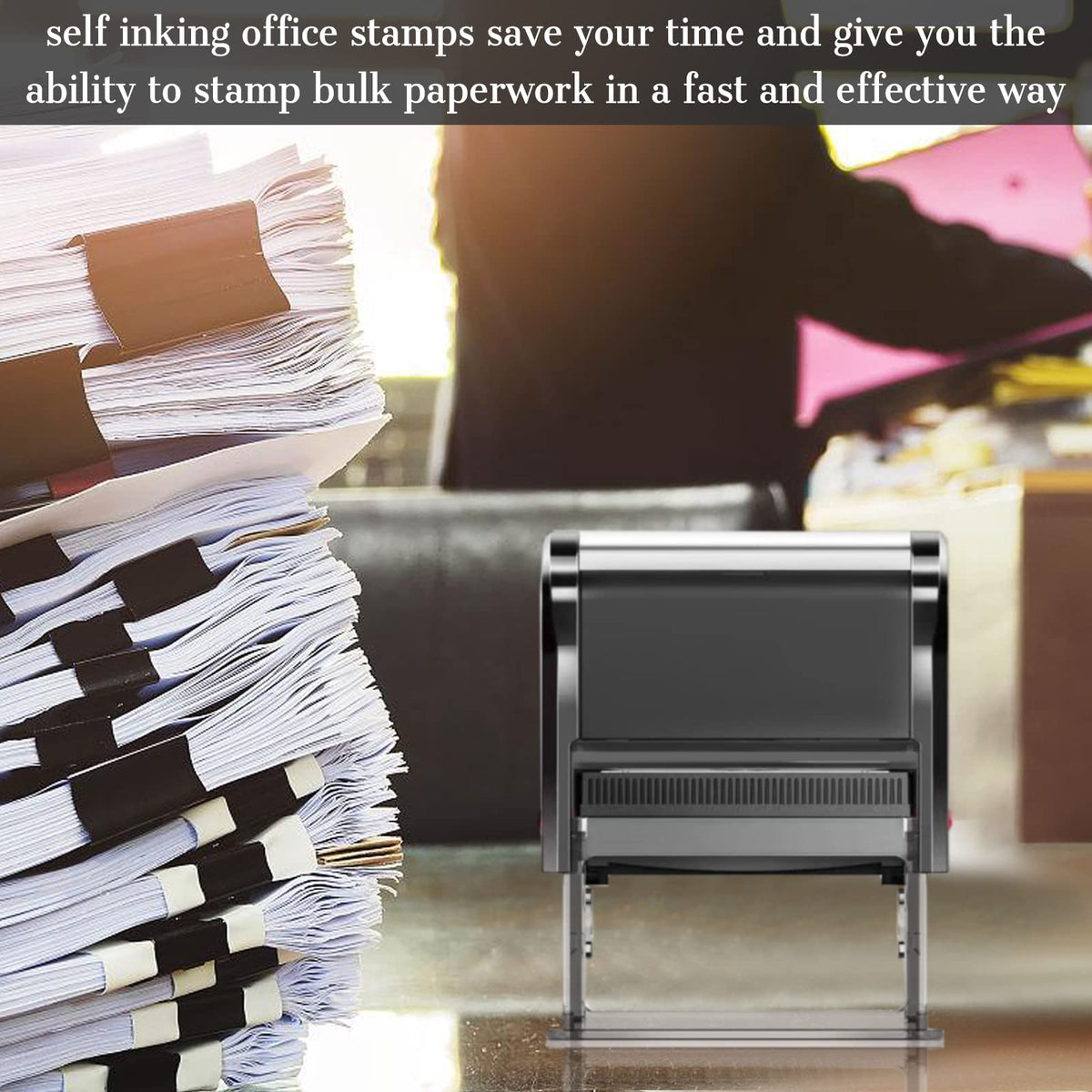 Bertiveny Self Inking Approved and Denied Stamps Set Office Self Inking Approved Denied by Stamp with Date for Business Supplies Approve Stamp Denied Stamps with Date and Signature
