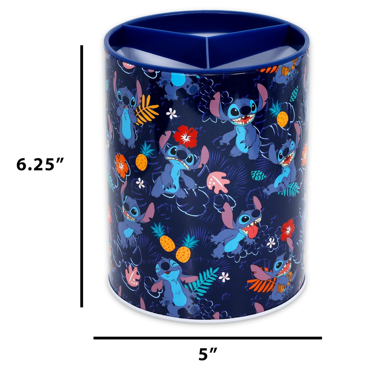 Disney Stitch Utensil Holder Set - Bundle with 6.5" Kitchen Organizer Plus Stickers | Lilo and Stitch Kitchen Utensil Holder Decor Pack