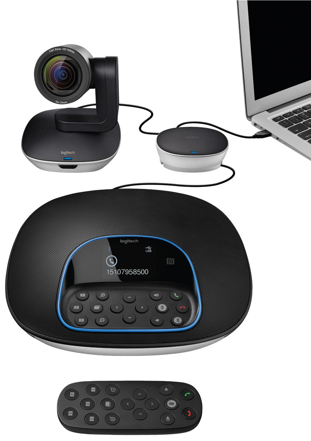 Logitech Group HD Video and Audio Conferencing System for Big Meeting Rooms