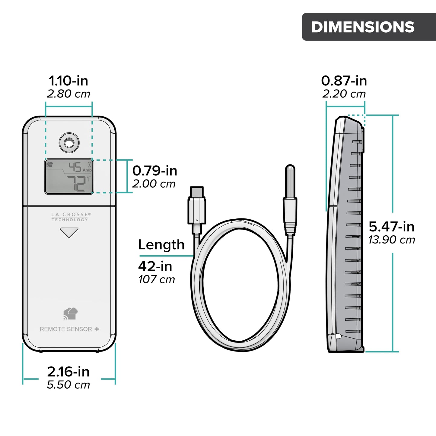 Temp Tracker Pro Wi-Fi Alert System: Bridge Gateway, 3 in/Out Temp. and Humidity, a Temperature Probe with Ambient Temp. and Humidity, Interior Temp. and Humidity Display with Comfort Meter