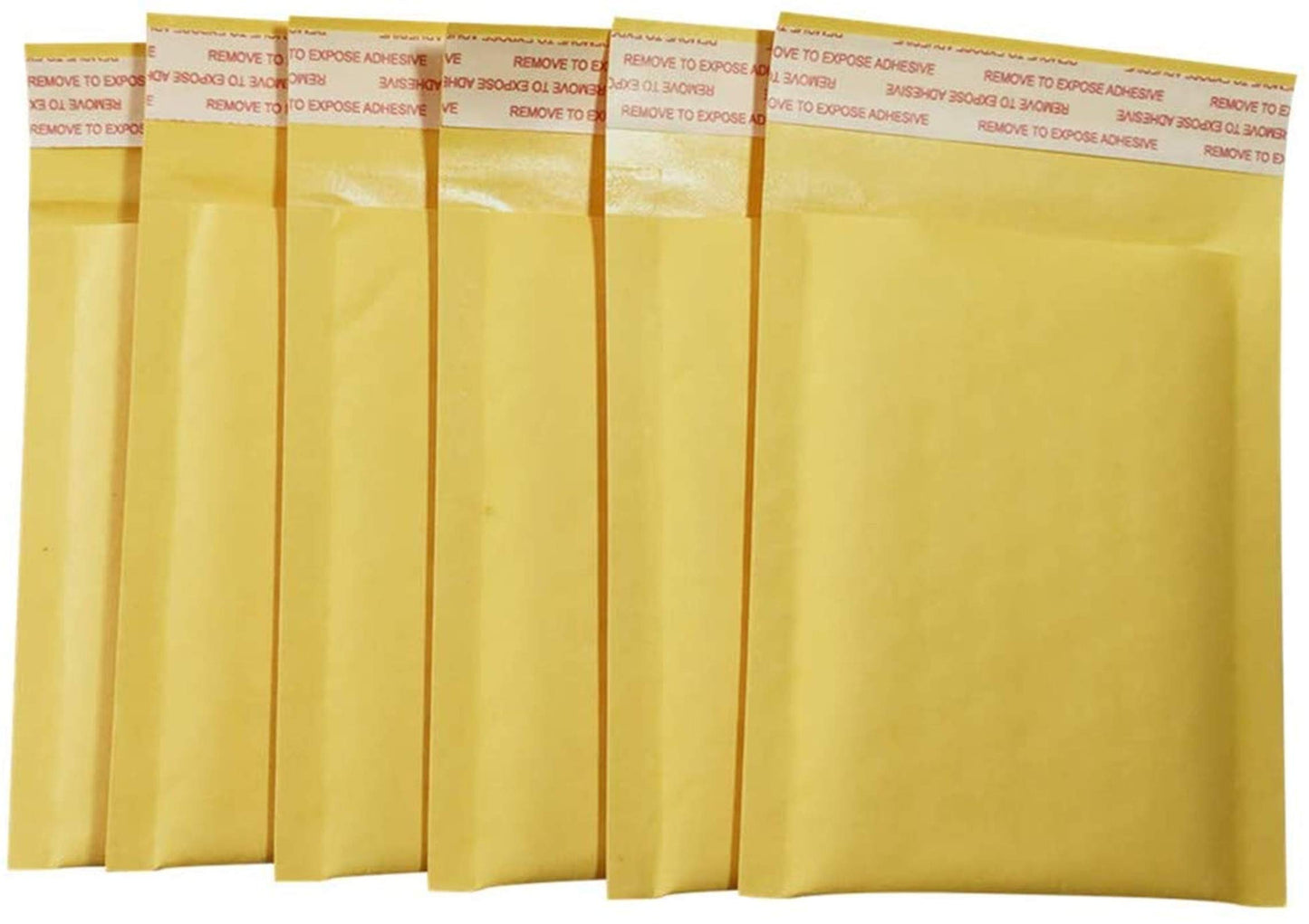 5x7 Inches Small Padded Envelopes Kraft Bubble Mailers Self Seal Shipping Envelopes Bags 50 Pack