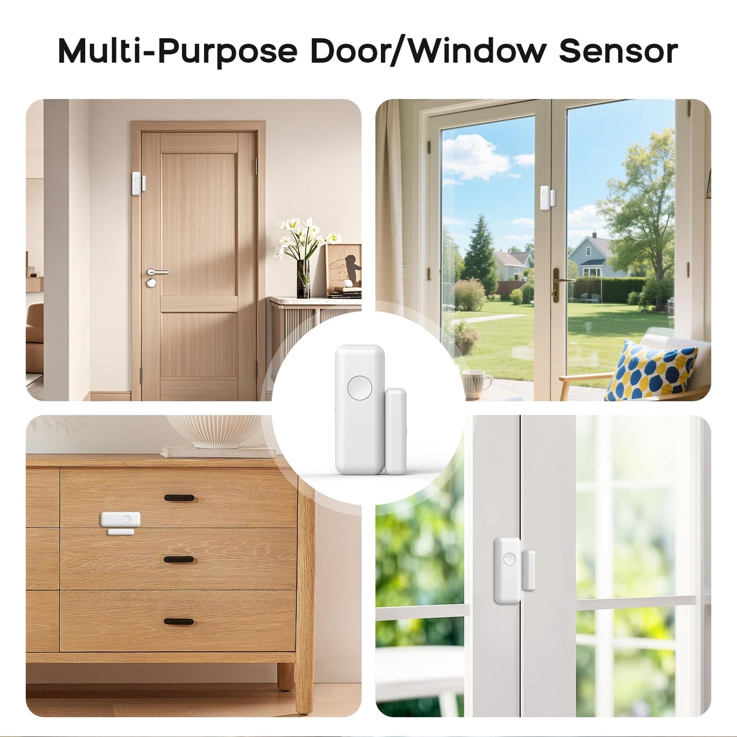 PGST Alarm System for Home Security,2025 Wireless Security Systems for House with Instant App Alerts,13Pcs with Door/Motion Sensors,Remote,Compatible with Alexa for Villa,Apartment,Kids Safety,Office