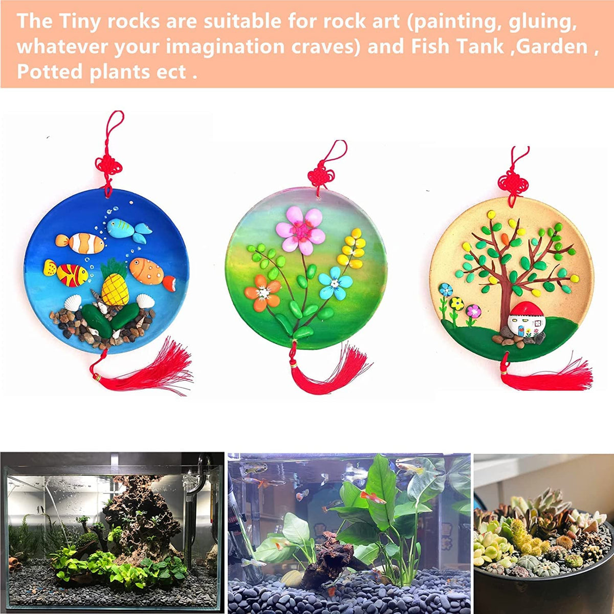 lifetop 120PCS Painting Rocks, DIY Rocks Flat & Smooth Kindness Rocks for Arts, Crafts, Decoration, Medium/Small/Tiny Rocks for Painting,Hand Picked for Painting Rocks…