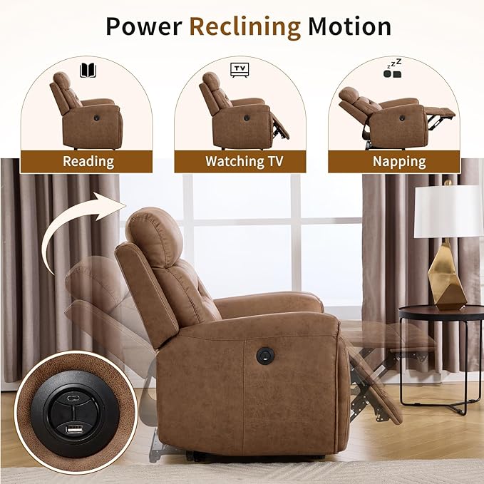ANJ Power Reclining Loveseat Sofa