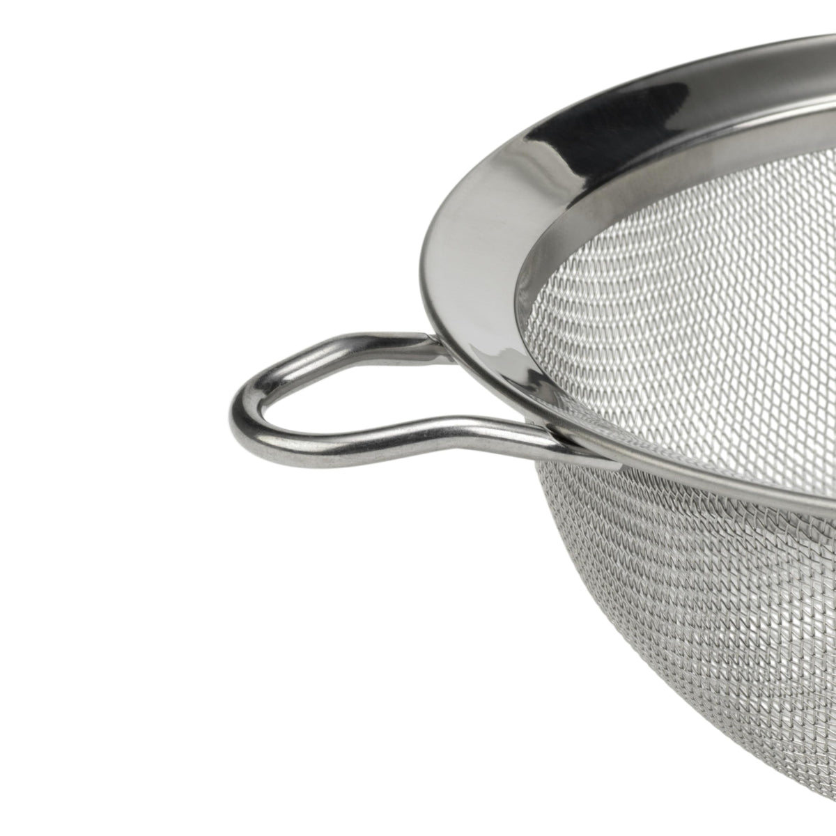 GoodCook Gourmet 6-inch Hand Strainer, Stainless Steel Diamond Shaped Ergonomic Handle with Hang Loop