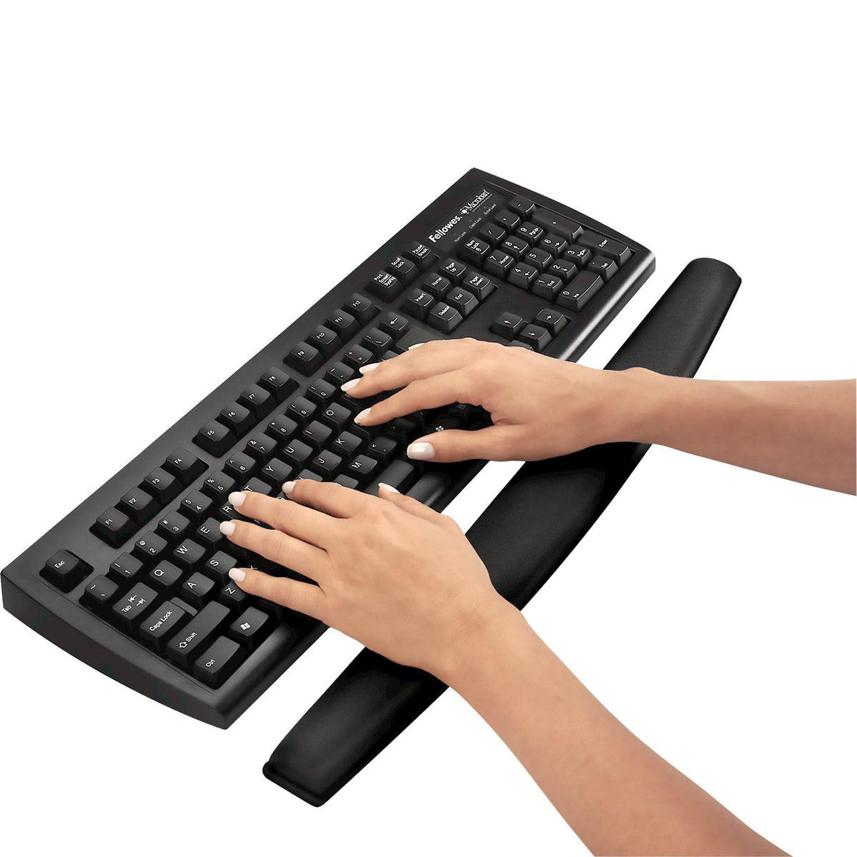 Fellowes Memory Foam Keyboard Wrist Rest - Black (9178201)