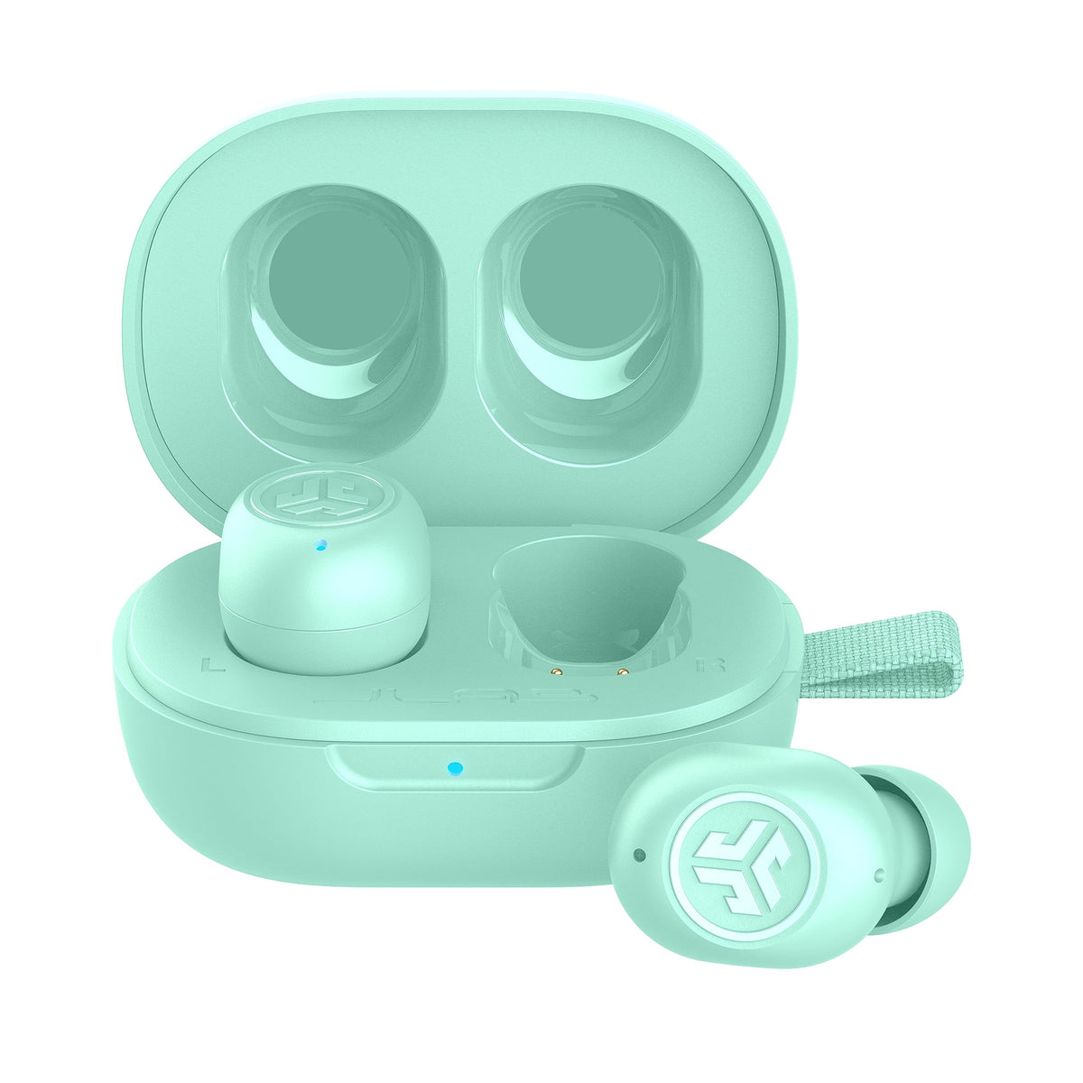 JLab JBuds Mini True Wireless Bluetooth Earbuds + Charging Case, Mint, IP55 Sweat and Dust Proof, Bluetooth Multipoint, Be Aware Audio, 3 EQ Sound Settings, Crystal Clear Calls
