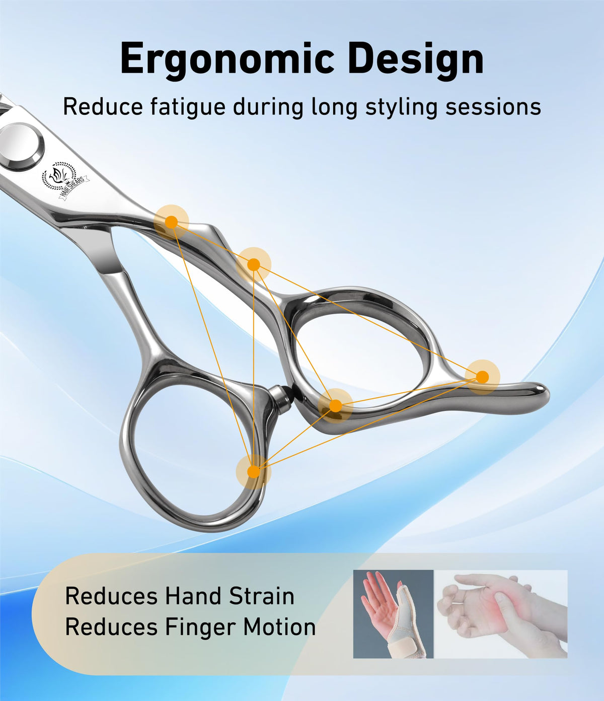Fenice Peak 6 Inch 29 Teeth Professional Hair Thinning Scissors, VG10 Japanese Steel Texturizing & Blending Shears for Barbers, Salon Stylists & Home Use, CNC Precision Sharpened