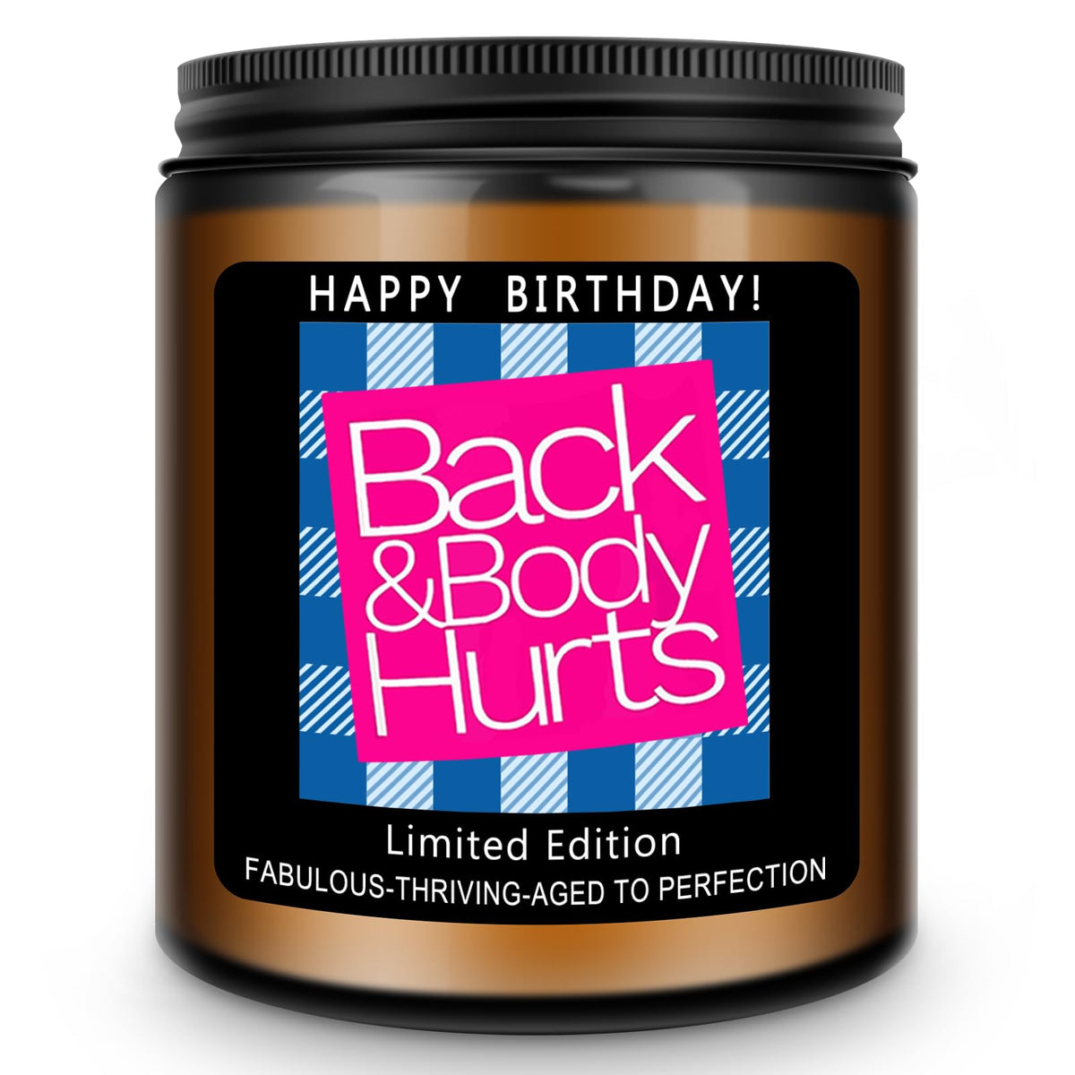 Homsolver Birthday Gifts for Women Men, Happy Birthday Decoration Candles Gift for Her Him, Funny Friendship Mom Dad Sister Friends Wife Husband Present Ideas - Lavender Scented Candle