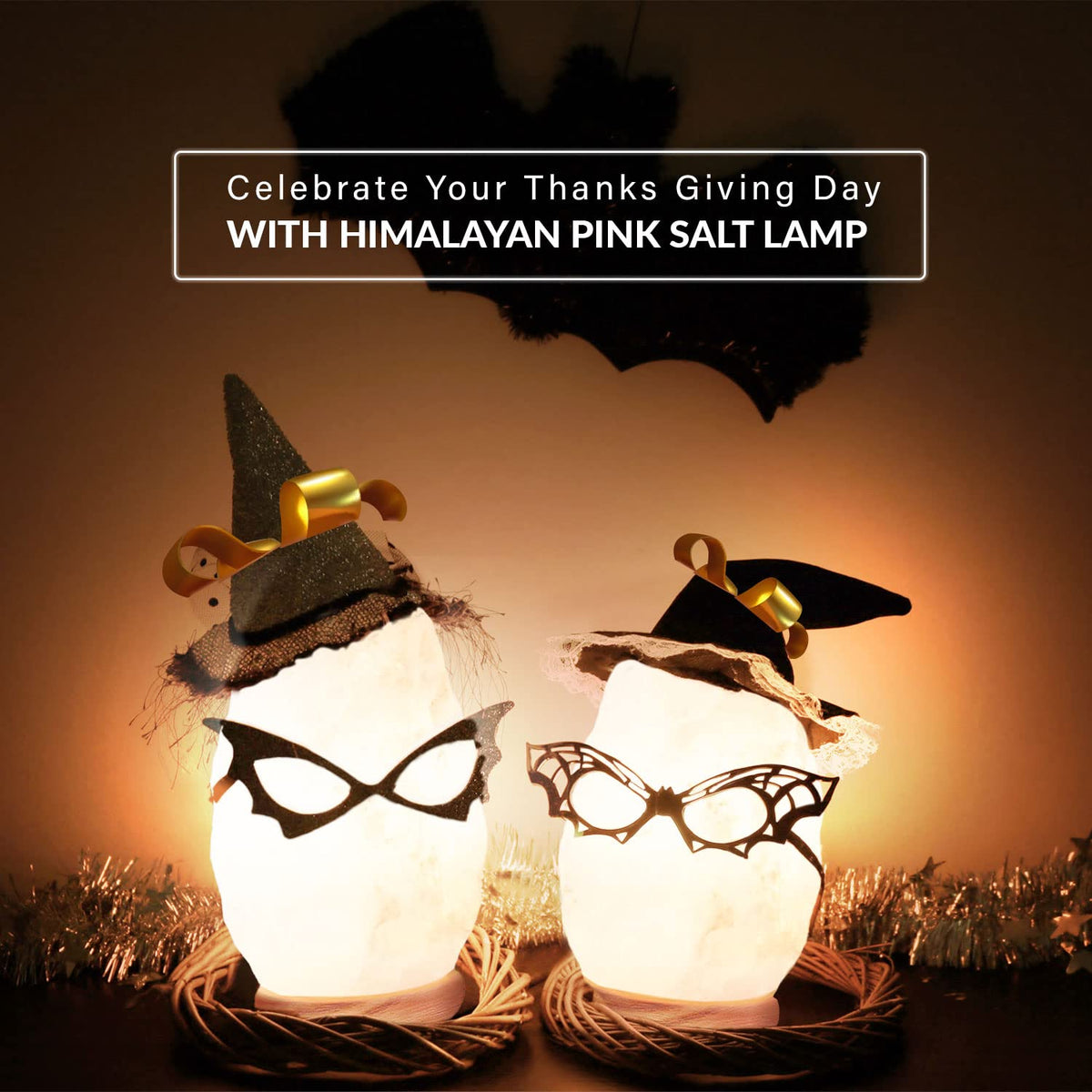 Himalayan Glow White Salt Crystal Lamp, Natural Salt Night Light, Hand Crafted Salt Lamps with Neem Wooden Base, Salts Lamp Bulb,(ETL Certified) Touch Dimmer Switch | 5-7 LBS