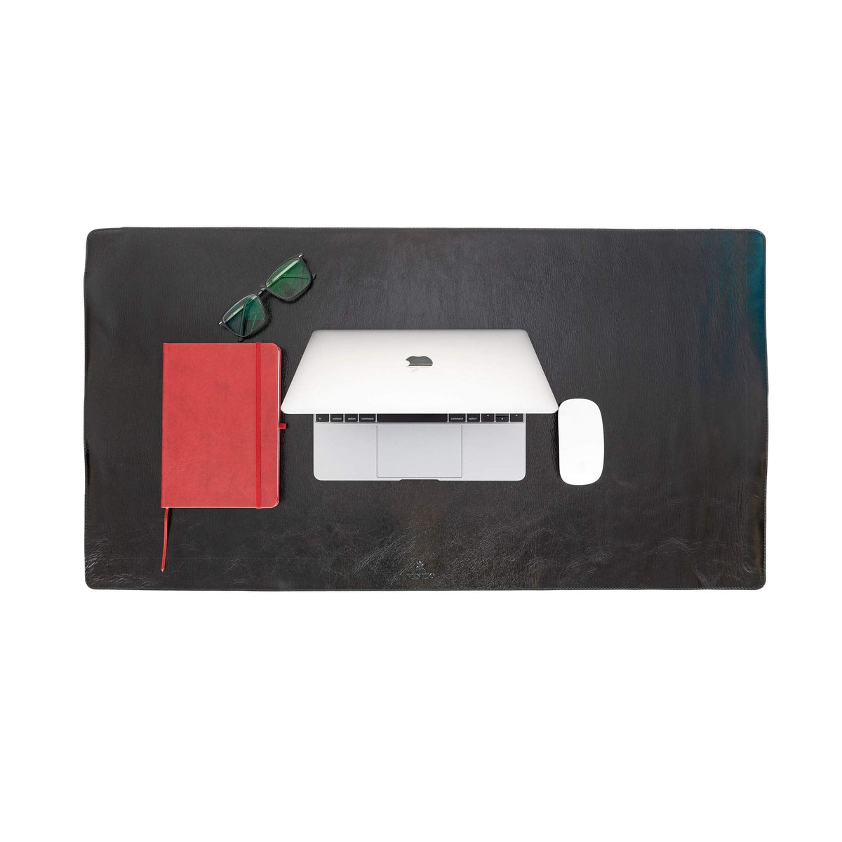 Venito Premium Leather Desk Mat (36 X 19 inch) - Large Mouse Mat for Home Office Accessories (Rustic Black)*