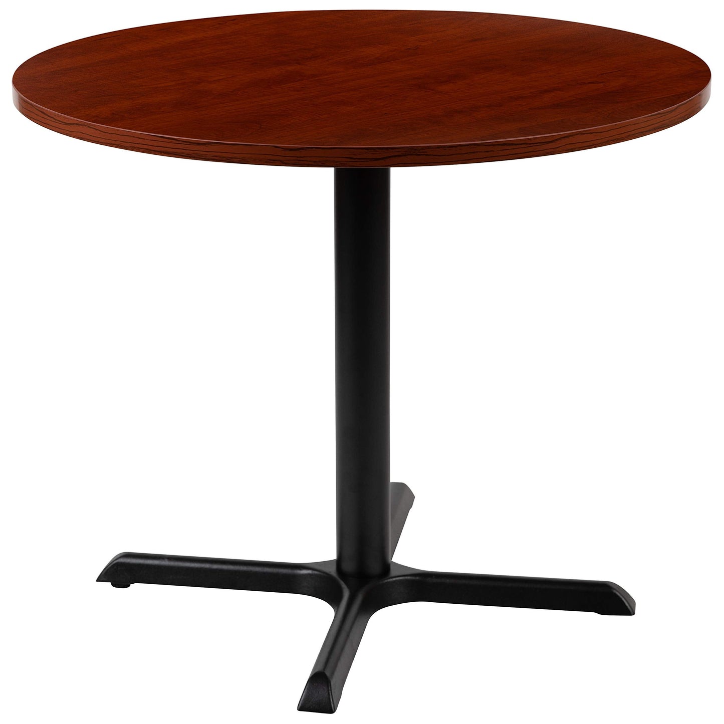 Flash Furniture Chapman 36" Round Multi-Purpose Conference Table in Cherry