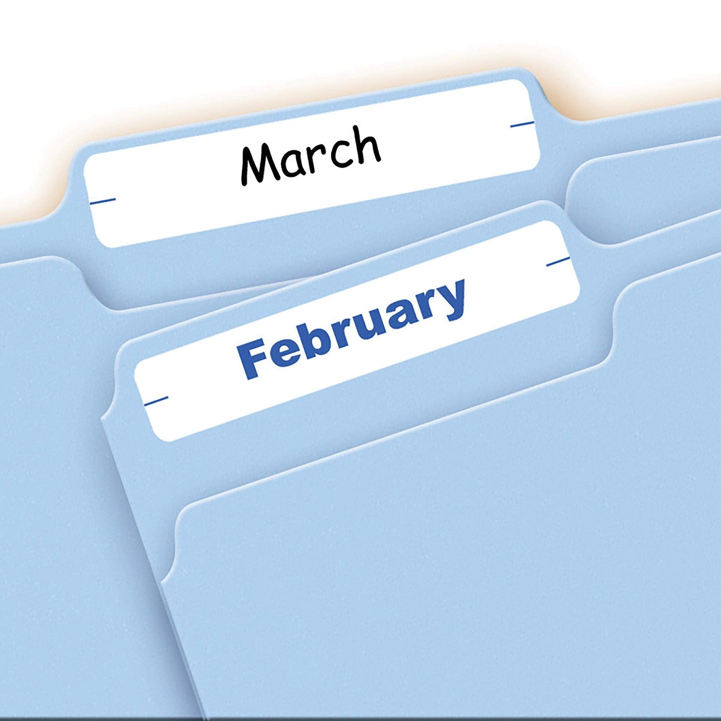 Avery Easy Peel File Folder Labels on 4" x 6" Sheets, 2/3" x 3-7/16", White, 3 Pack, 756 Labels Total (32131)
