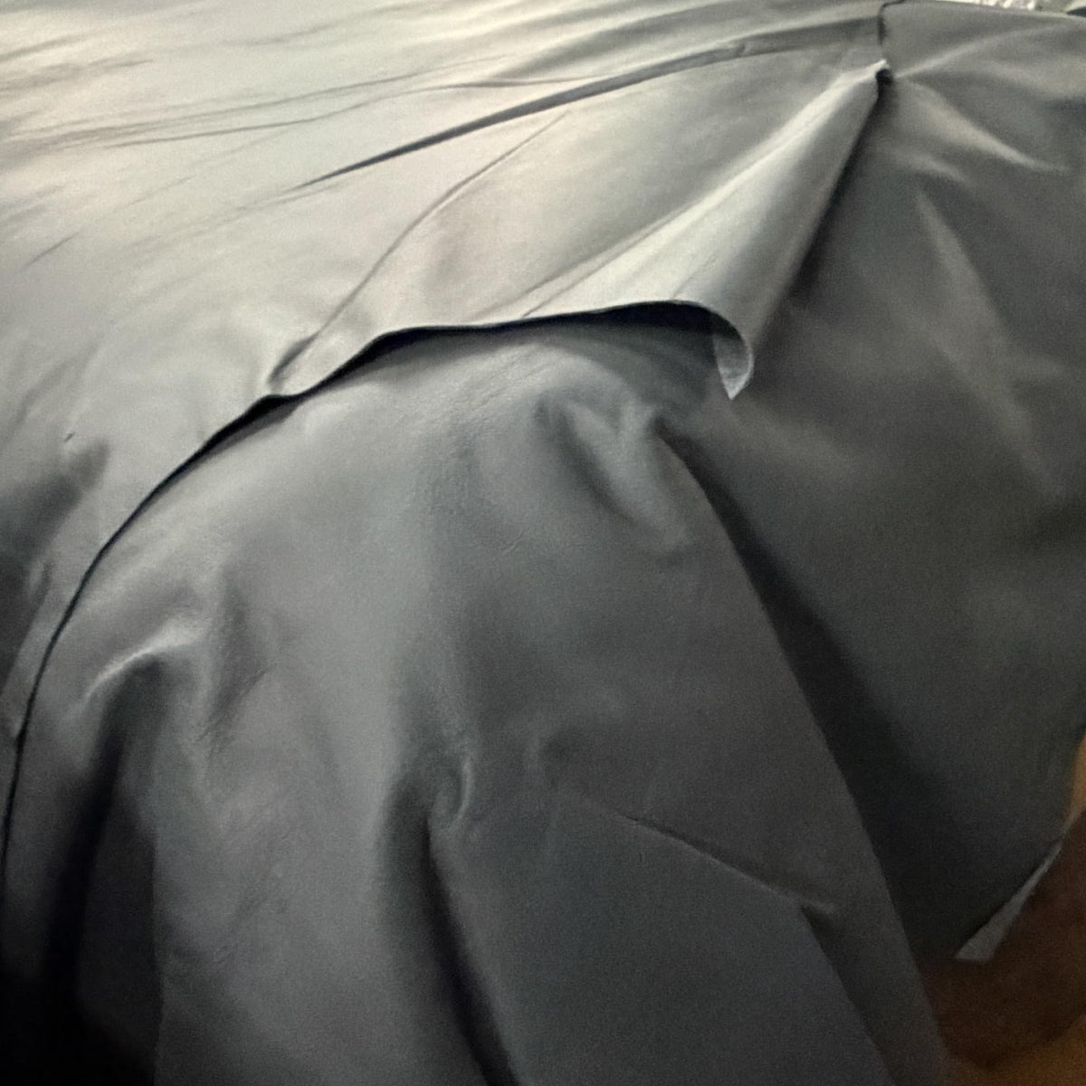 Premium Full-Grain Cowhide Leather Sheet - Large 6x6 Feet or More - Natural, Durable & Versatile for DIY Crafts, Upholstery, and Home Decor (Dark Gray)