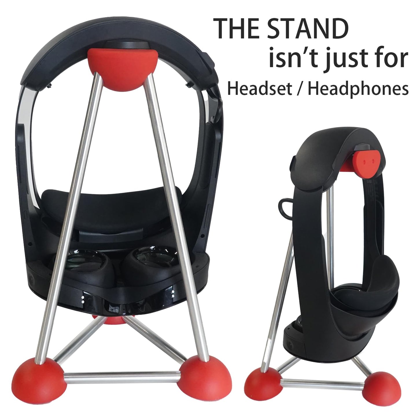 Headphone Stand, Desktop Headset Holder, Desk Earphone Stand, Gaming Headsets, for SteelSeries/Logitech/HyperX/Sony/Beats/Sennheiser/Anker/Xbox, and All Headphones. (red)