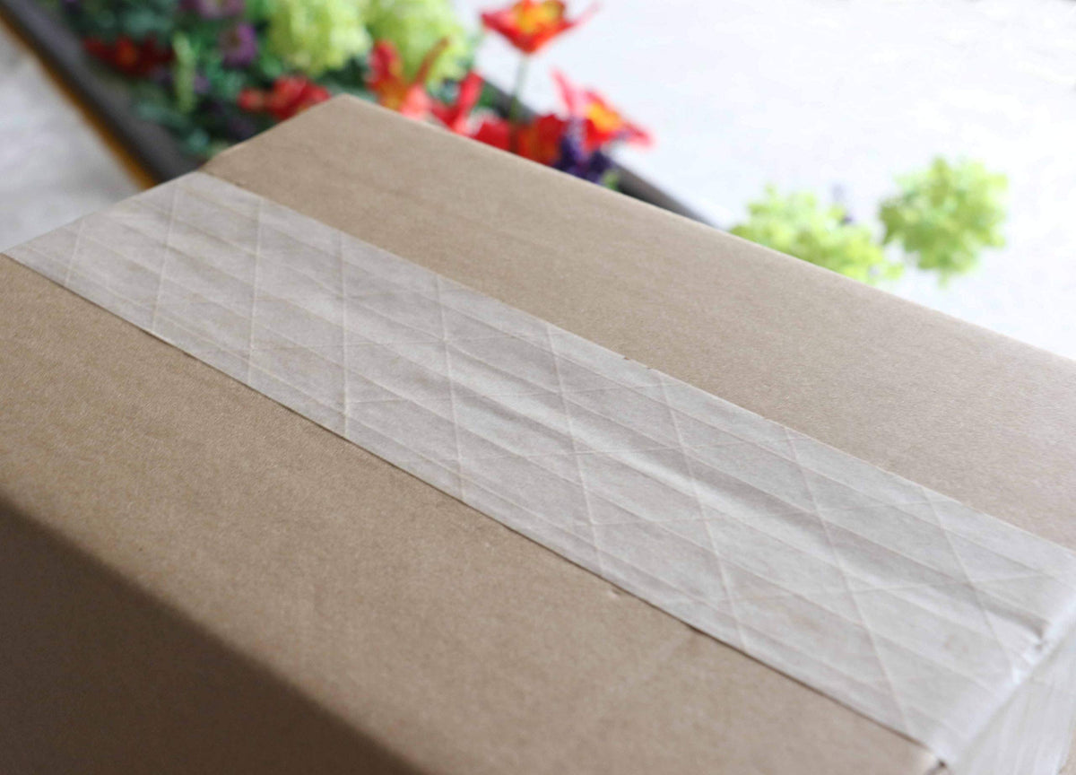 BOMEI PACK Reinforced Water Activated Gummed Kraft Paper Tape, 2 Pack 2.75 inch x 380 ft, for Heavy Duty Secure Packing Shipping
