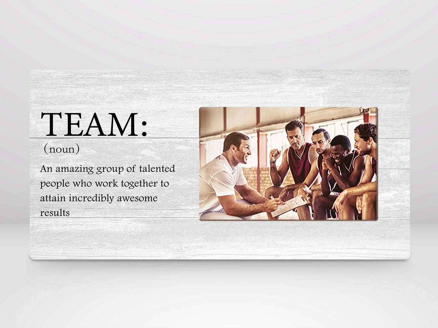Orchroma Team Picture Frames,Best Team Ever Gifts,Team Gifts for Employees Coworker Boss Staff Company Team,12x6 Inch (Grey)