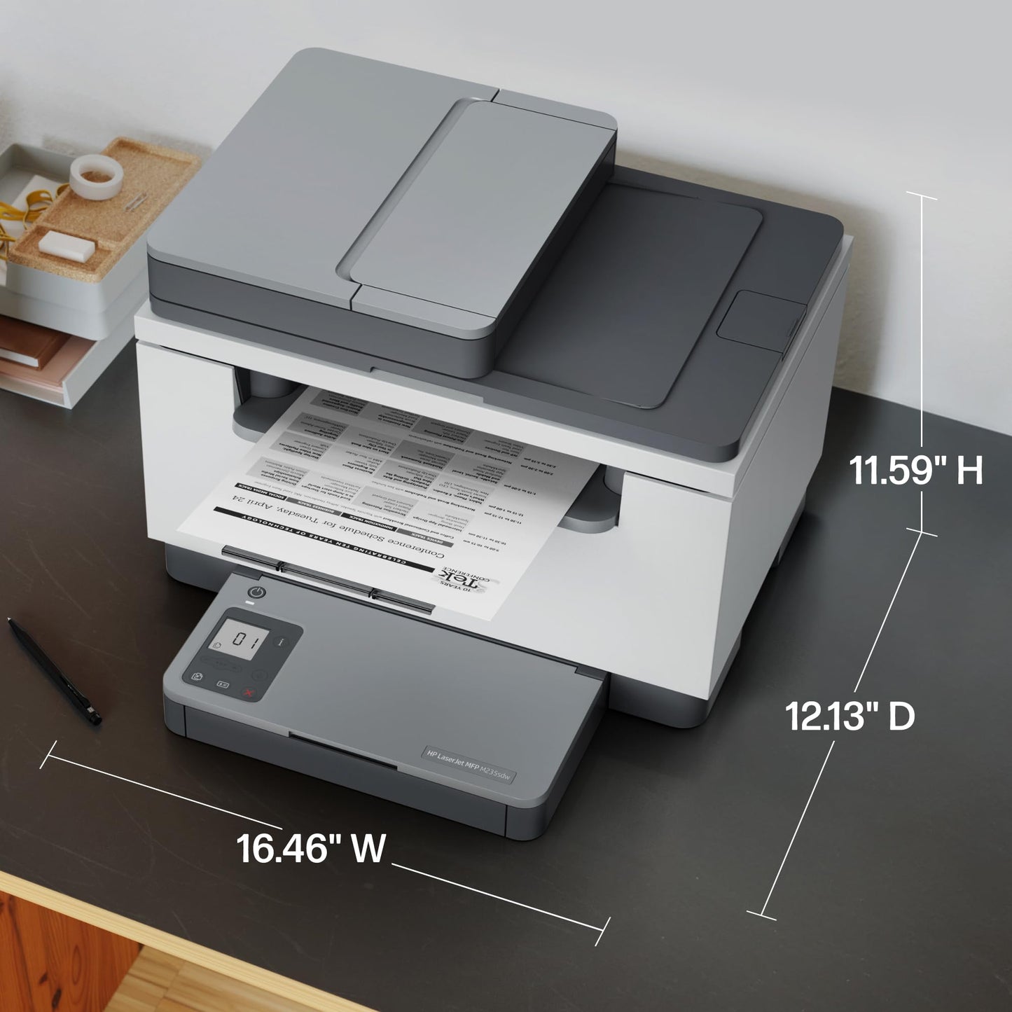 HP LaserJet MFP M235sdw All-in-One Laser Wireless Printer, Scan/Copy, Black & White, Duplex, Best-for-Office