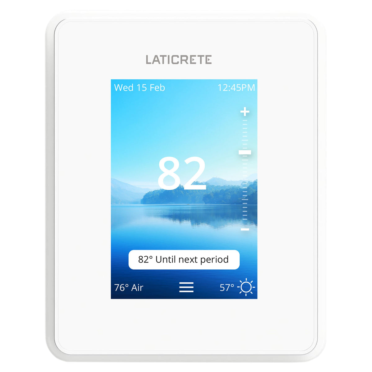 Laticrete 0804-0404-TW Strata Heat Smart Touch LCD WiFi Programmable Floor Heating Thermostat