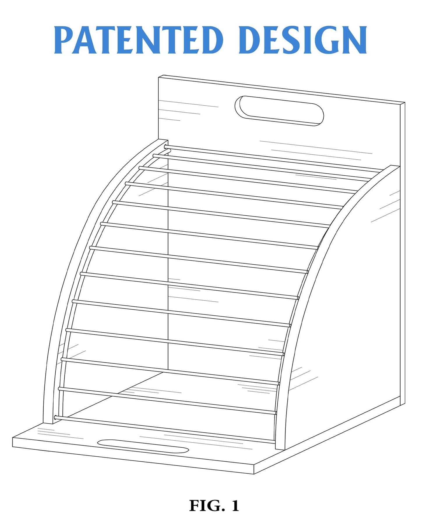 HULISEN Clipboard Holder, Wooden Clipboard Organizer with Raised Side Panel, Clip Board Storage Rack for Classroom and Office, Clip Boards not Included