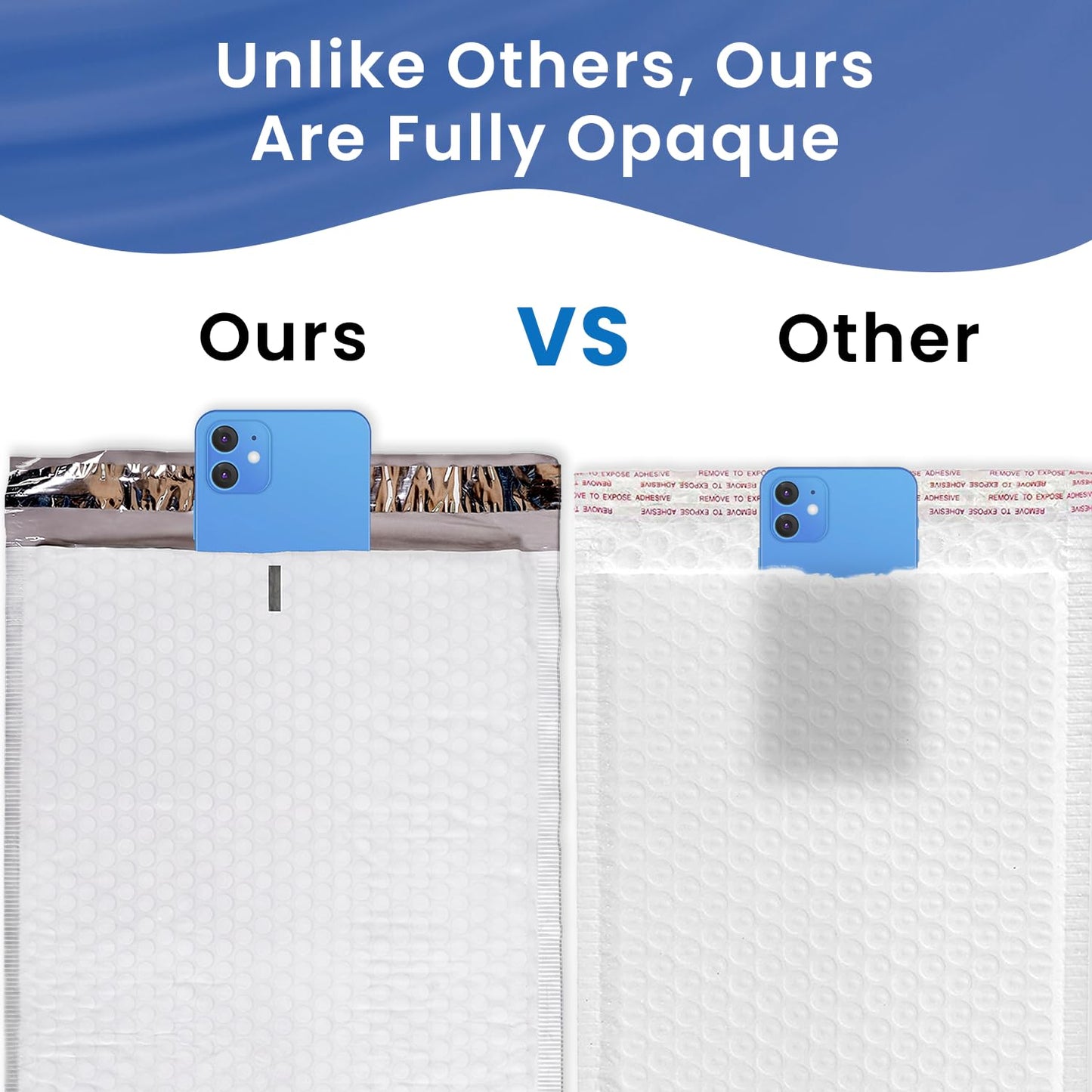 SMART MATTER Poly Bubble Mailer 6.5x10" (Usable Size) | 25 Pcs White Bubble Mailers | Opaque Design, Water Resistant, Self Seal, Durable Bubble Packaging Envelopes for Small Business, Online Sellers