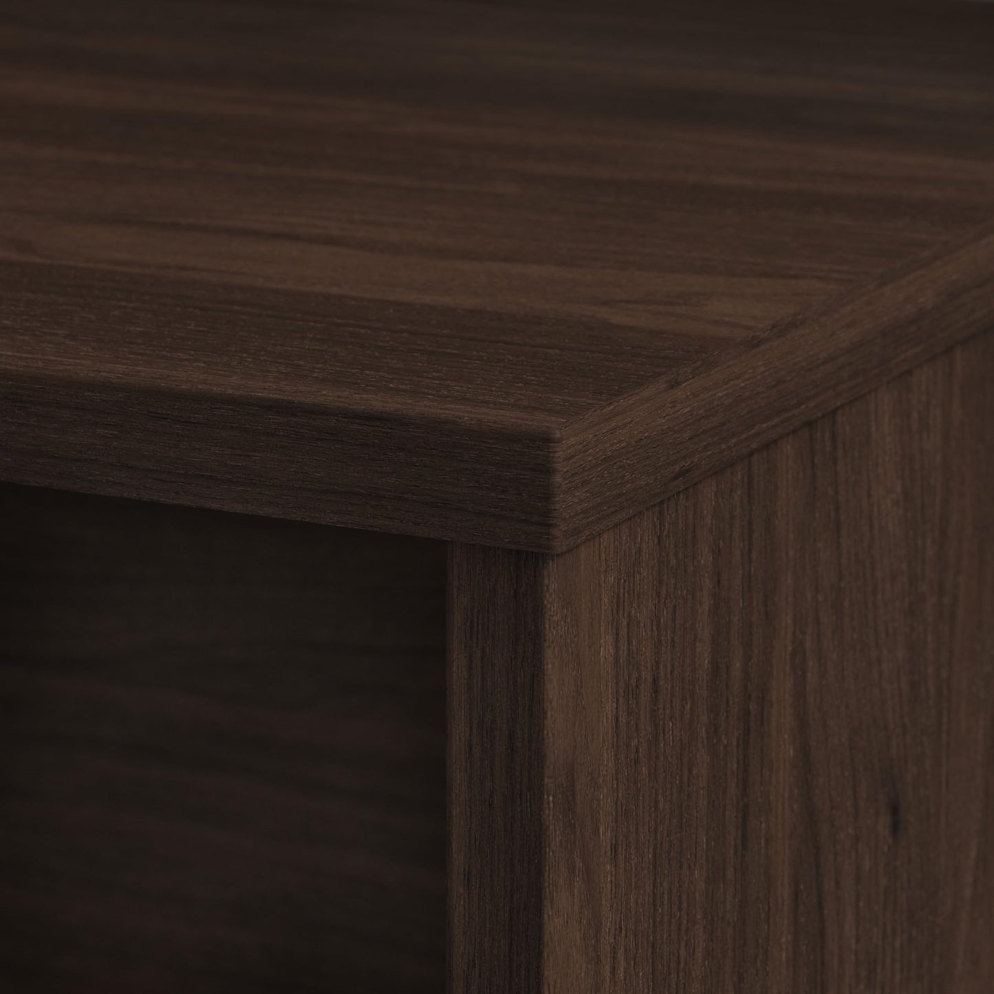 Bush Business Furniture Studio C 72W Computer Desk with Wire Management and Modesty Panel in Black Walnut, Professional Table for Home Office and Corporate Office