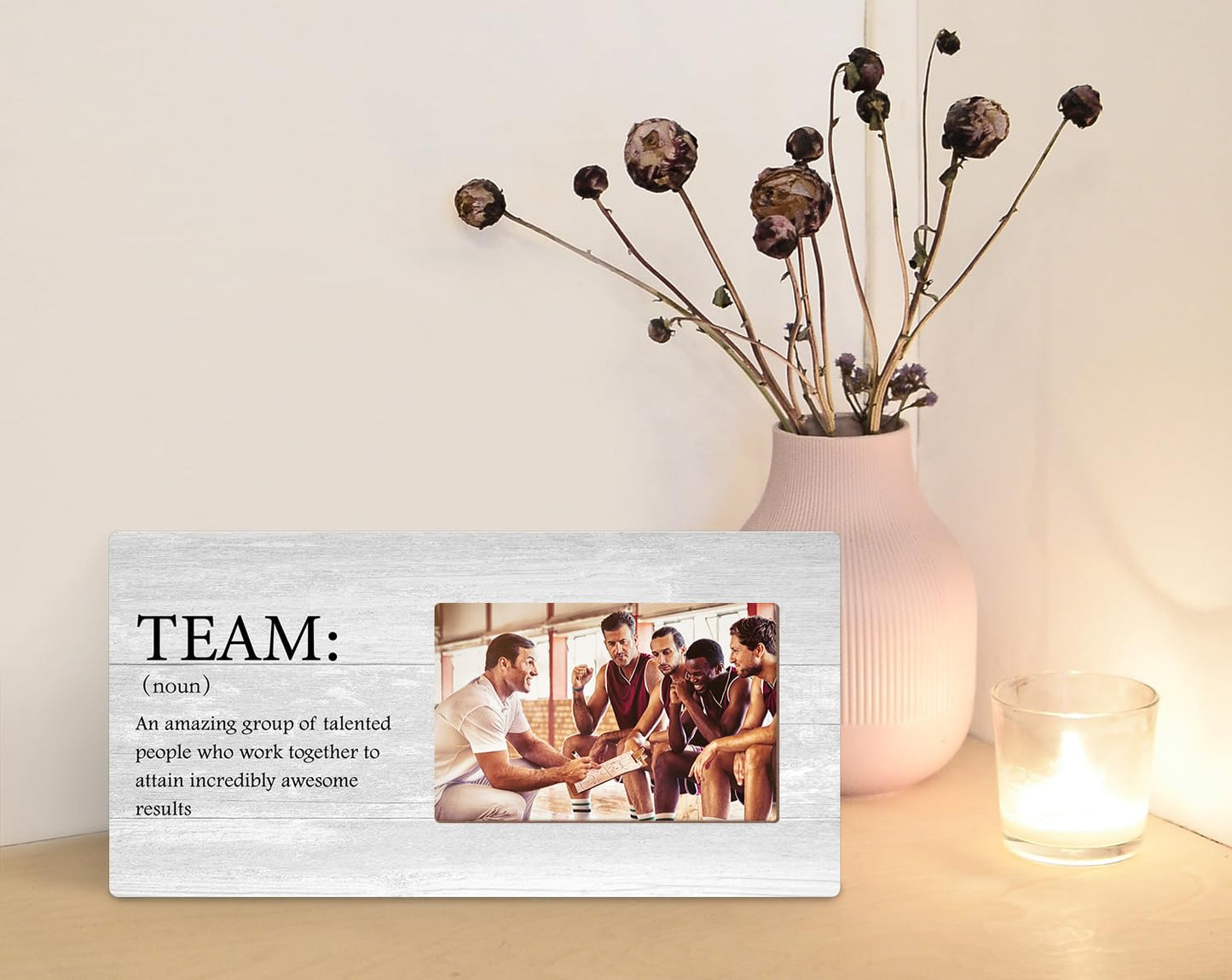 Orchroma Team Picture Frames,Best Team Ever Gifts,Team Gifts for Employees Coworker Boss Staff Company Team,12x6 Inch (Grey)