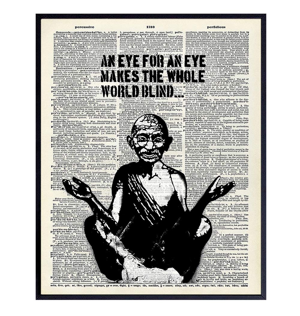 Graffiti Inspirational Quote - Urban Street Art, Wall Art Poster - Great Motivational Gift for Zen, Buddha, Buddhism, Yoga, Meditation Fans - Chic Home, Studio, Office Decorations - 8x10 Photo Print