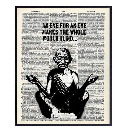 Graffiti Inspirational Quote - Urban Street Art, Wall Art Poster - Great Motivational Gift for Zen, Buddha, Buddhism, Yoga, Meditation Fans - Chic Home, Studio, Office Decorations - 8x10 Photo Print