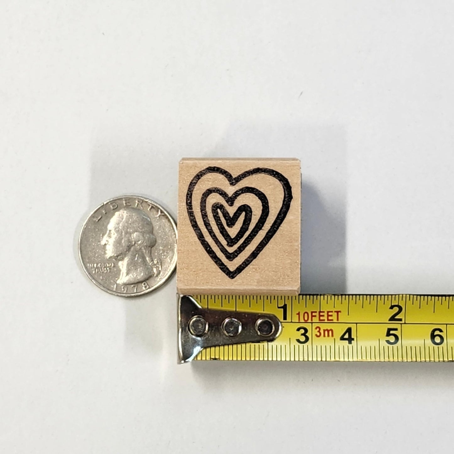Valentine's Hearts Rubber Stamps