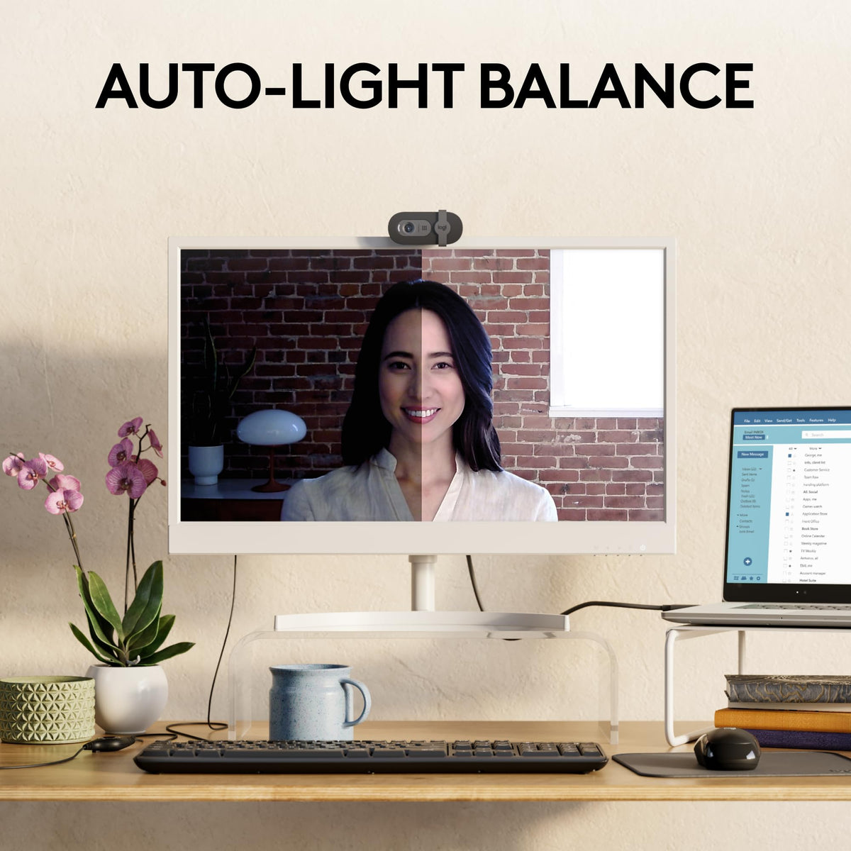 Logitech Brio 101 Full HD 1080p Webcam for Meetings, Streaming, Desktop, Laptop, PC - Built-in Mic, Shutter, Works with Zoom, Microsoft Teams, Nintendo Switch 2’s new GameChat Mode, USB-A,-Black