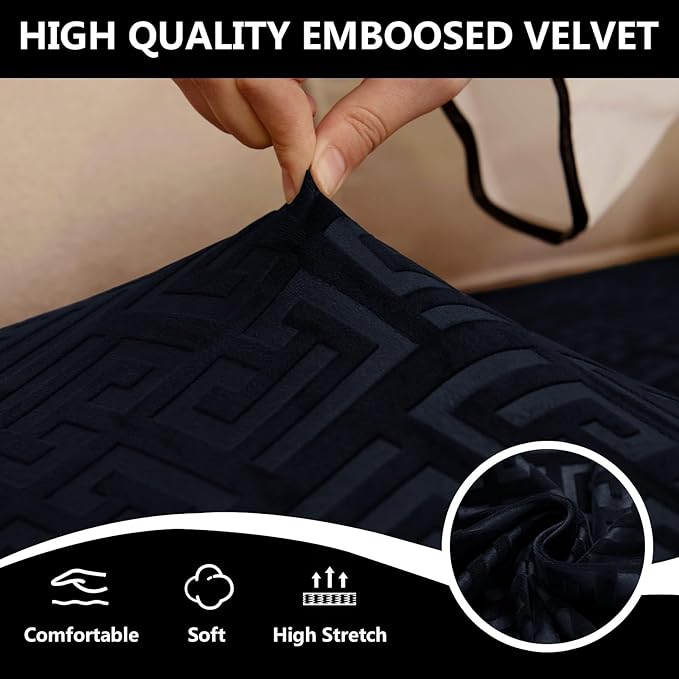 UNBBRRL Stretch Couch Backrest Cushion Cover