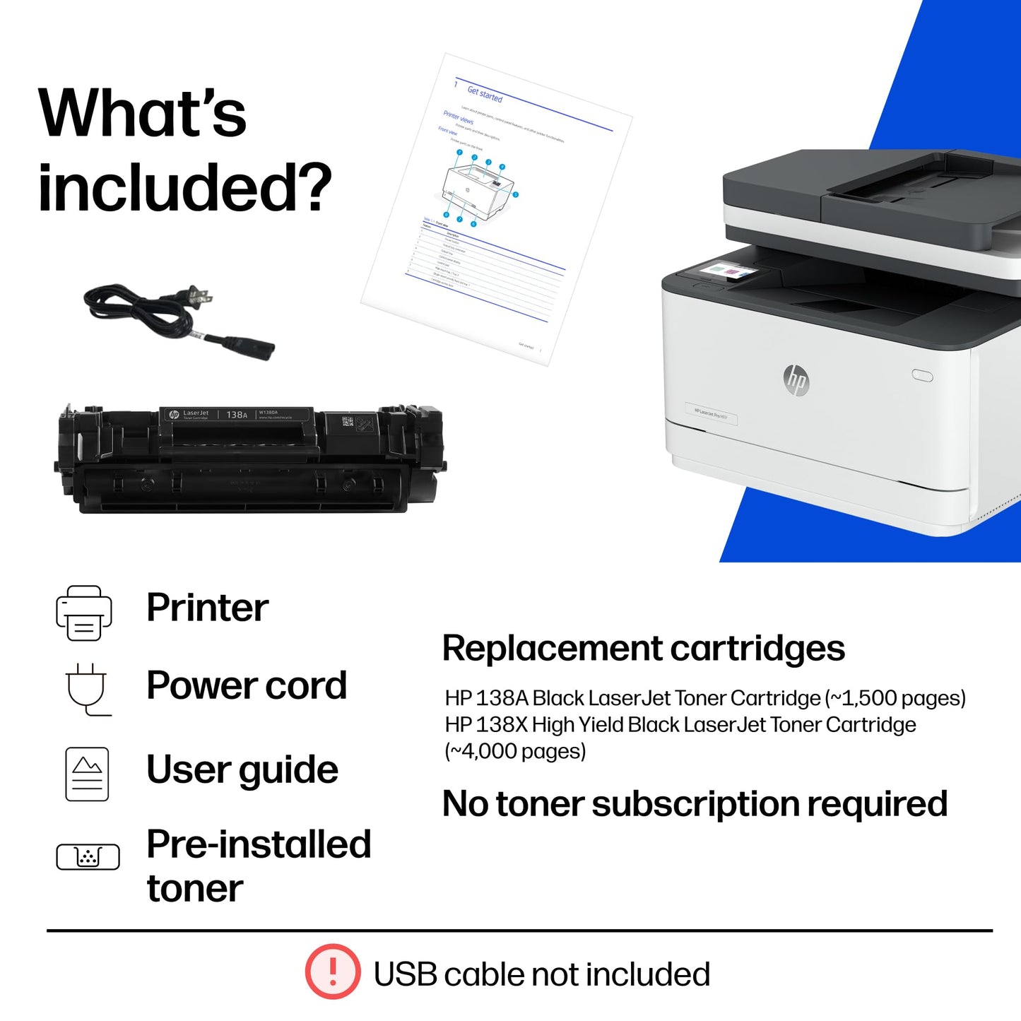 HP LaserJet Pro MFP 3101sdw Wireless All-in-One Laser Printer, Office Printer, Duplex, Best-for-Small Teams (9D2X4F)