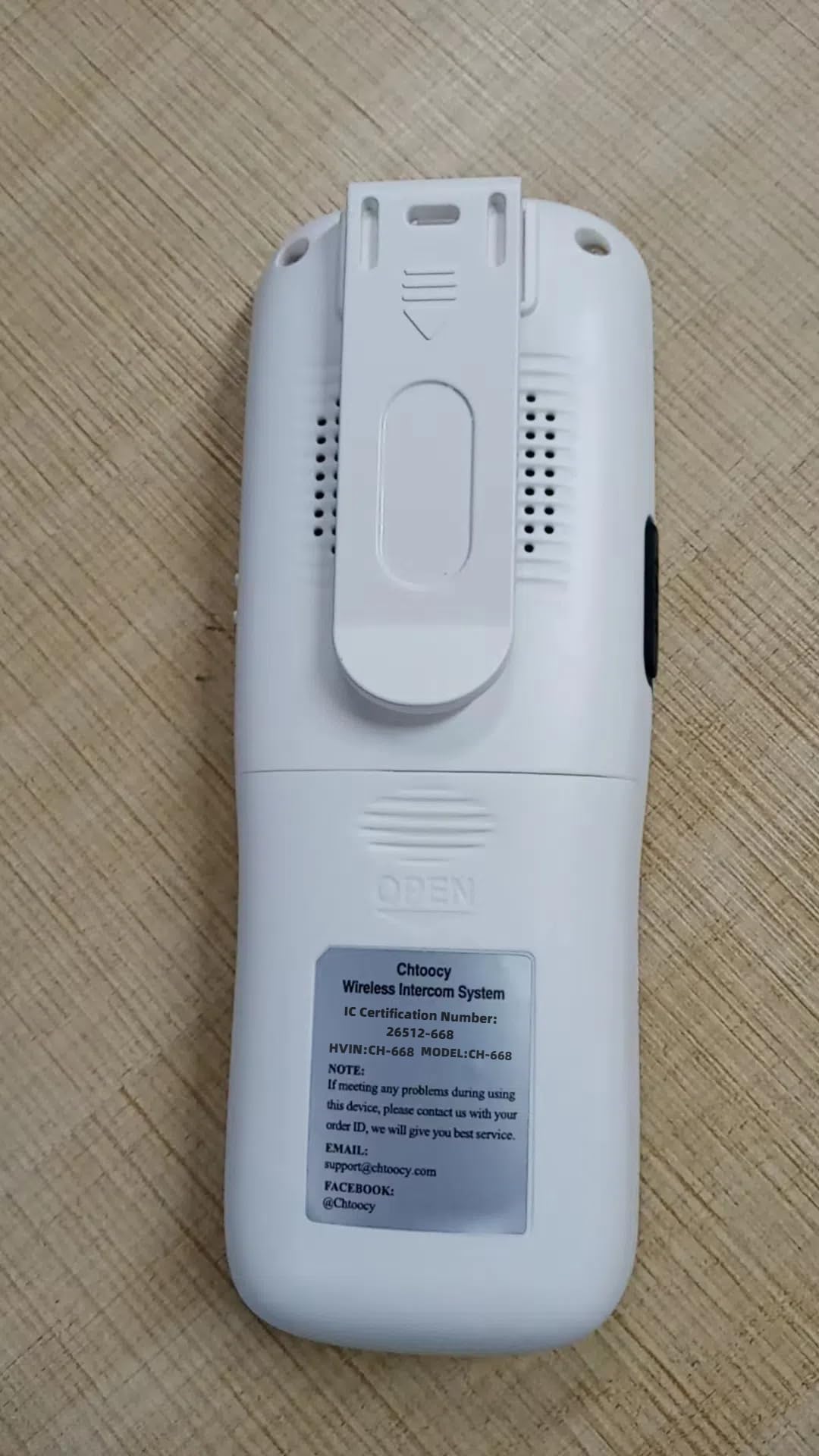 Intercoms Wireless for Home, 1 Mile Long Range for House Business Office, Handheld Room to Room Communication System, Rechargeable Loud & Clear 10-Channel Anti-Interference Intercom System