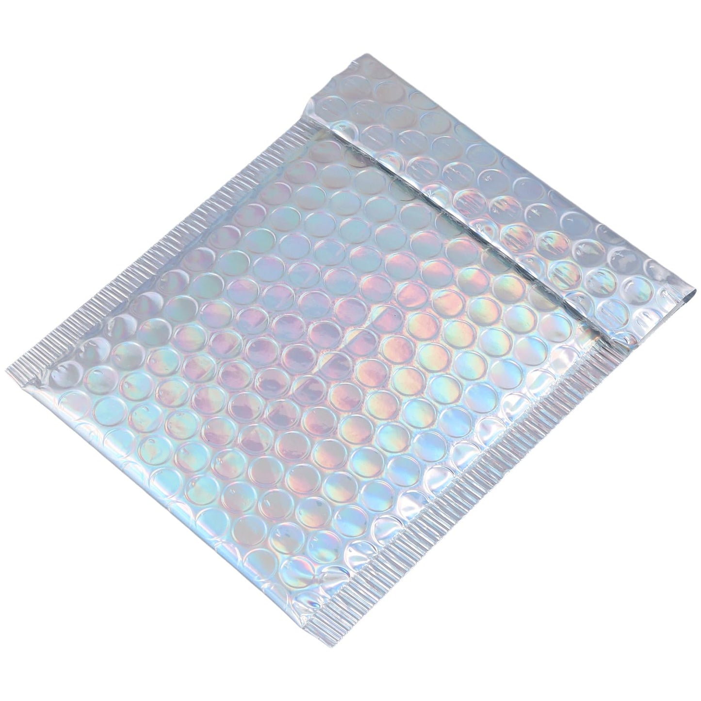 ZOENHOU 100 Pack 5x6 Inch Bubble Mailers Bulk, Bubble Mailer Poly Bags Padded Packaging Envelopes Silver Self Seal Envelope Mailers Waterproof Shockproof Foam Bag