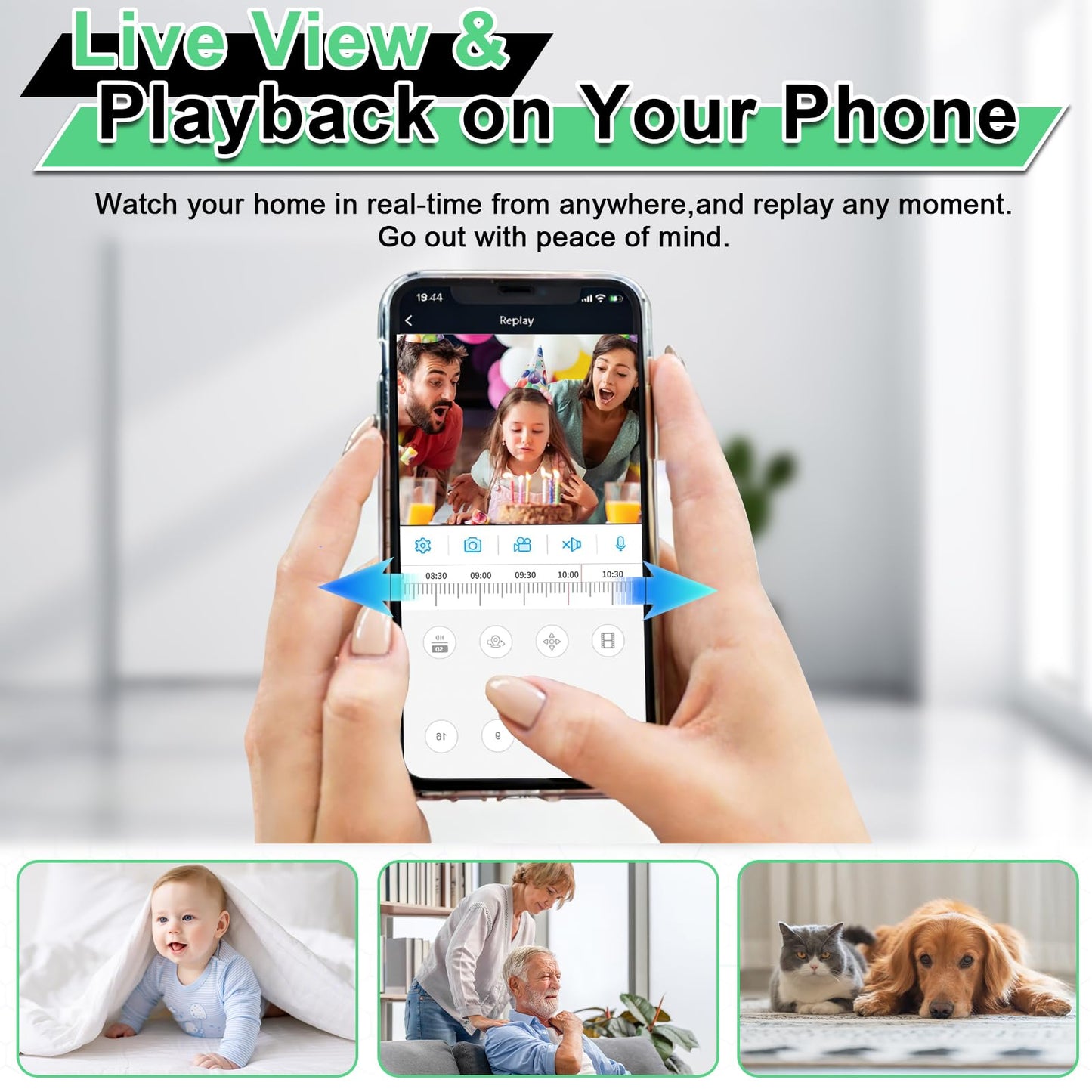 Tauboly WiFi Hidden Camera with APP Control, Spy Cam with Motion Detection, Indoor Security Camera for Home/Offices and Hotels