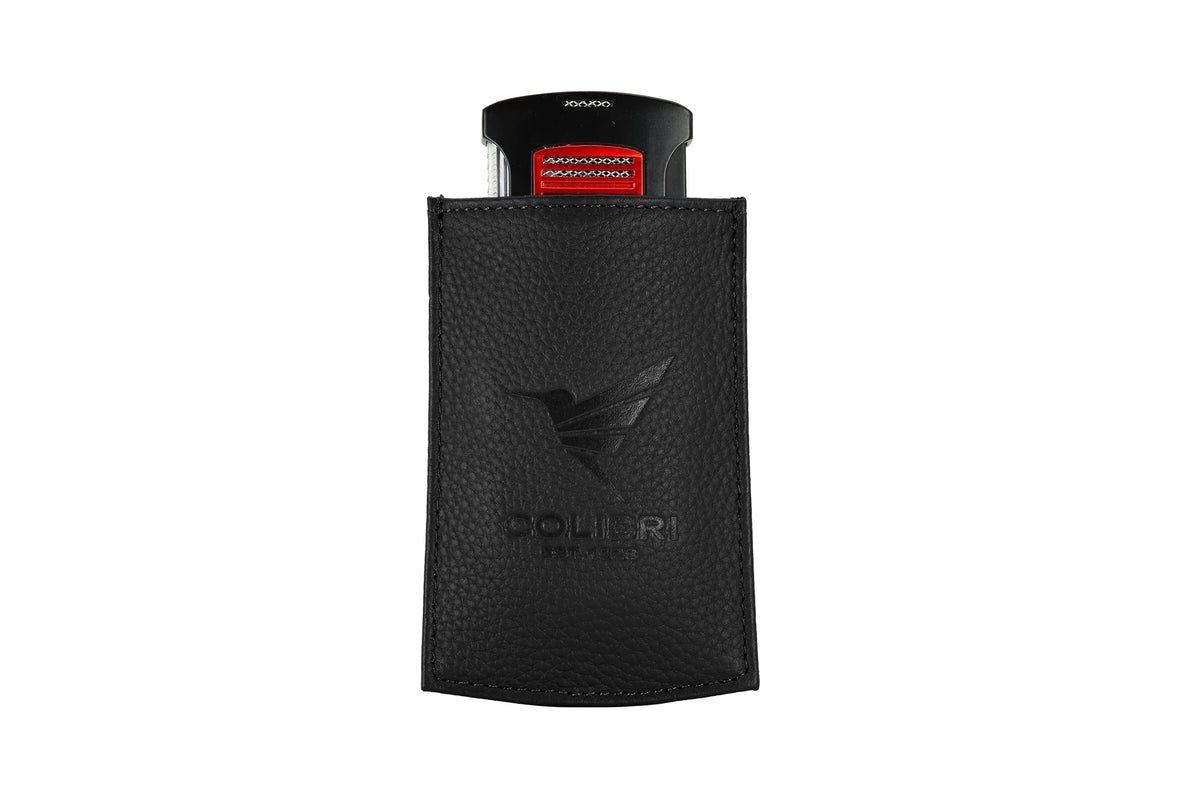Leather Carrying case for lighters and Cutters (Black X-Large)