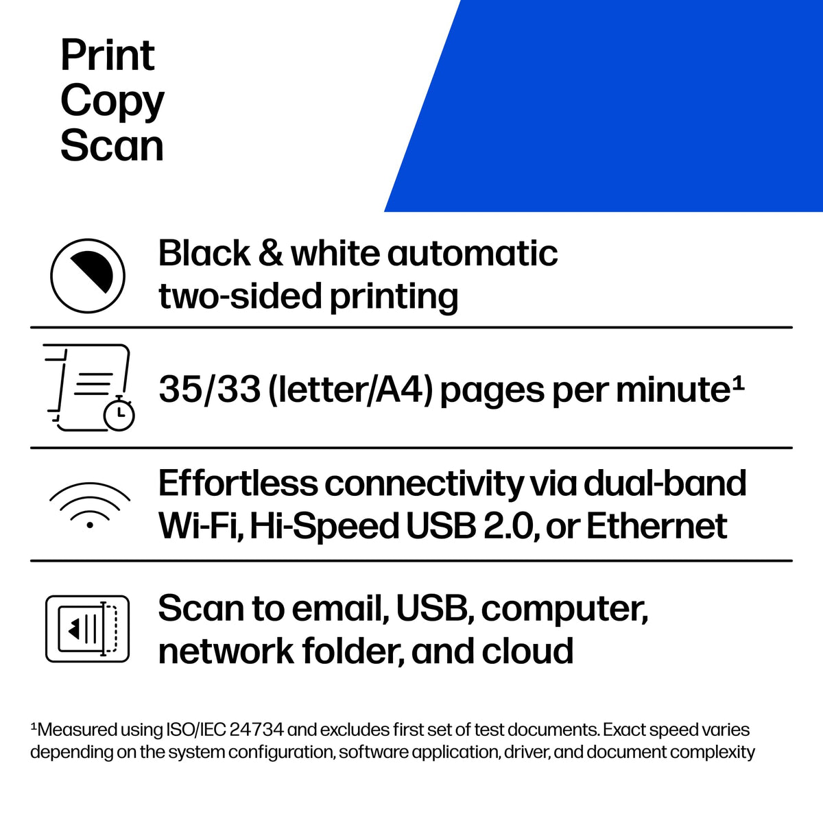 HP LaserJet Pro MFP 3101sdw Wireless All-in-One Laser Printer, Office Printer, Duplex, Best-for-Small Teams (9D2X4F)