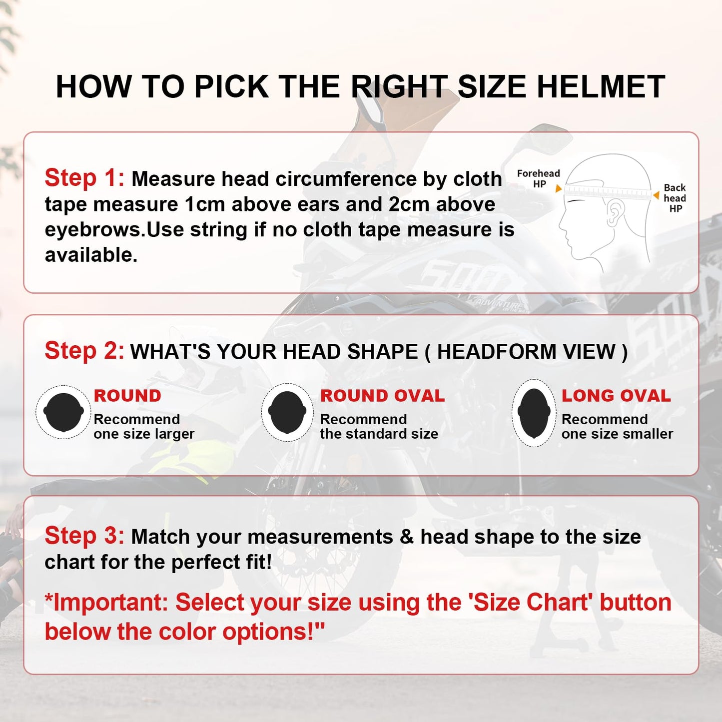 TRIANGLE Full Face Motorcycle Helmet Dual Visor Helmets for Adult Men and Women with Smoked Sunshield DOT Approved