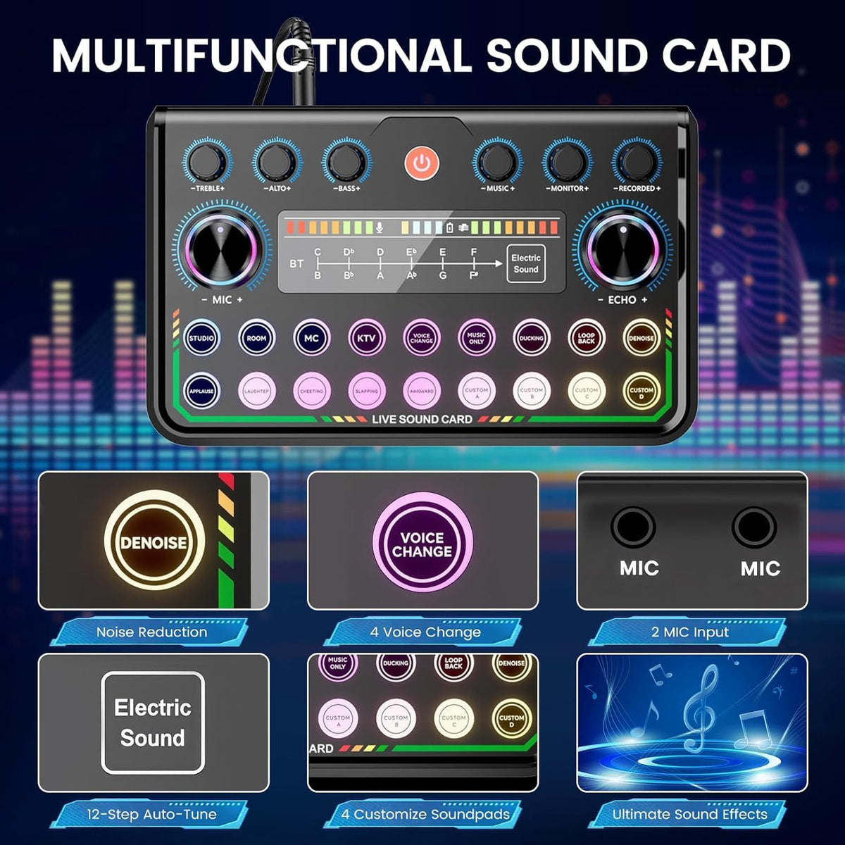 ALSO GO Upgraded Podcast Microphone Bundle, Podcast Equipment Bundle for 2, Recording Studio Equipment for Podcasting, Recording, Singing, Streaming, Gaming