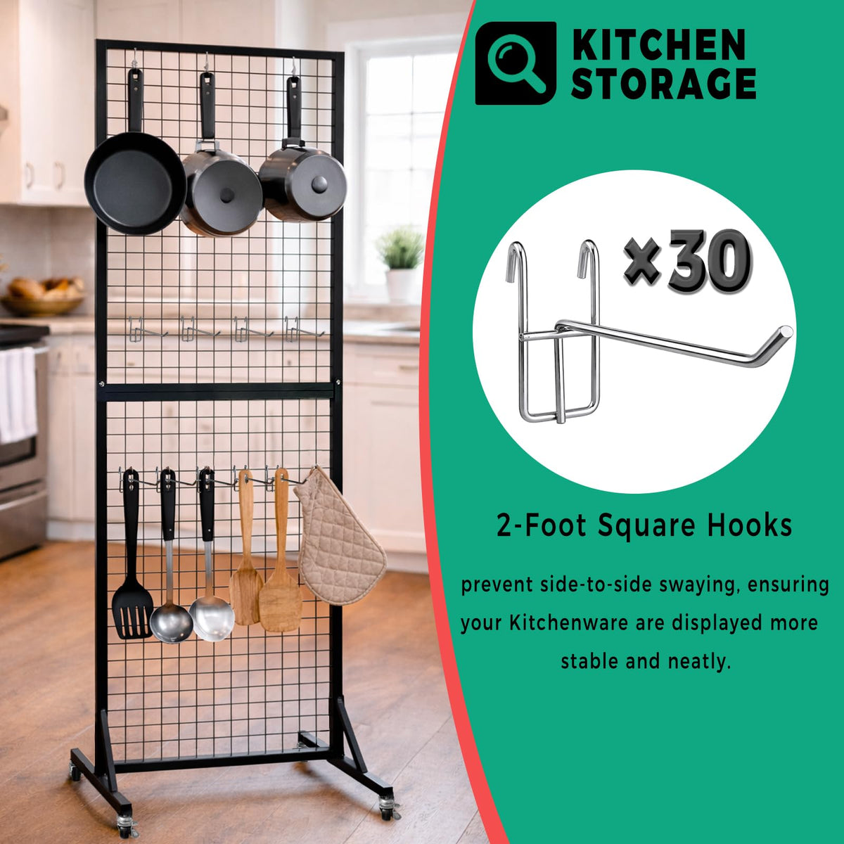 PAODIJO Fordable grid wall panel display stand- 5.5”*2” wire display shelves for merchandise vendor events,portable wreath display rack for craft shows