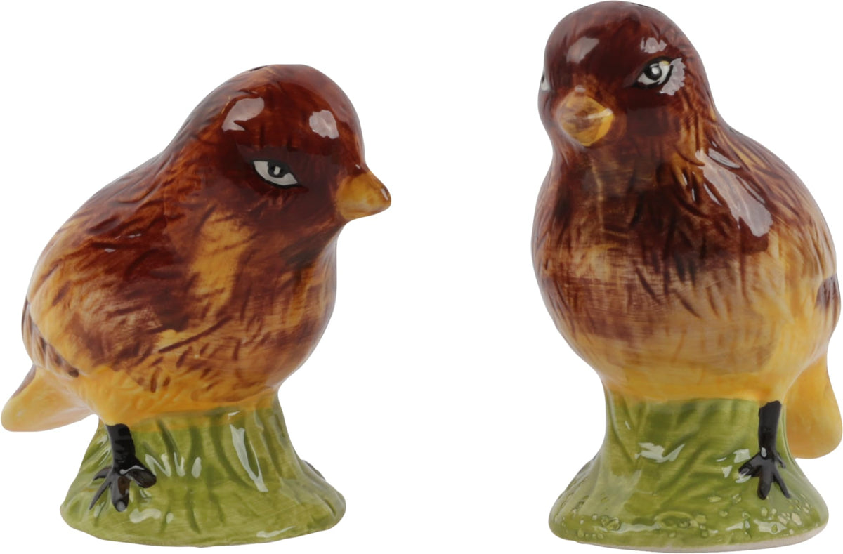 Ceramic Quail Salt and Pepper Shaker Collectors Kitchen Décor