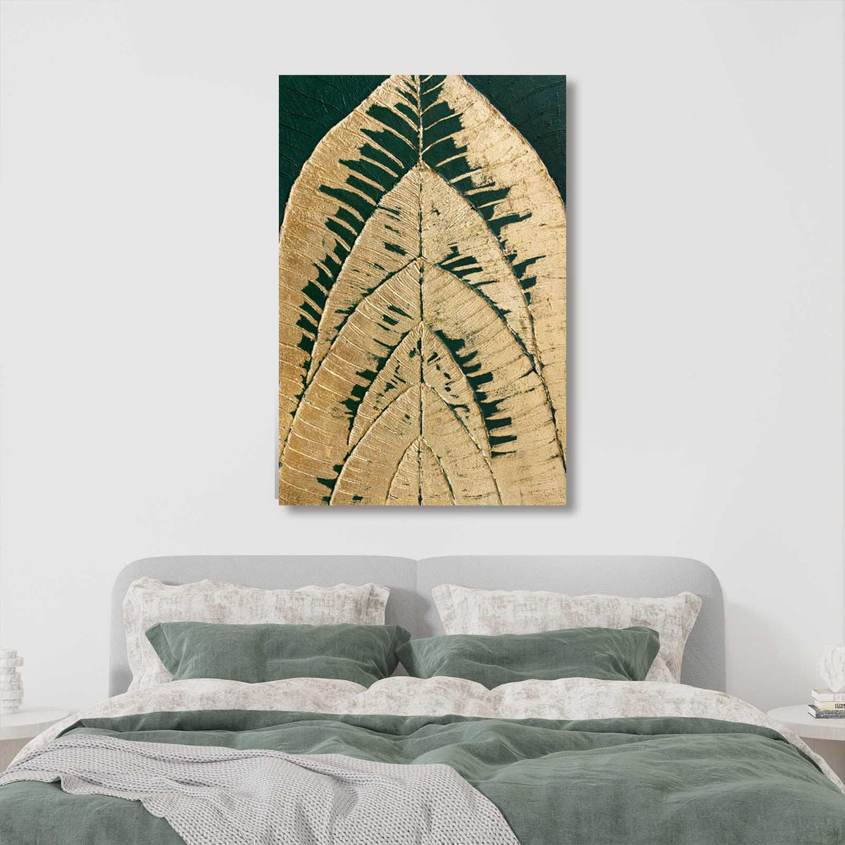 SOUGUAN Abstract Paintings Wall Decor Black and Gold Wall Pictures Modern Wall Art 24"x36" Artwork for Office Artwork for Dining Room Area