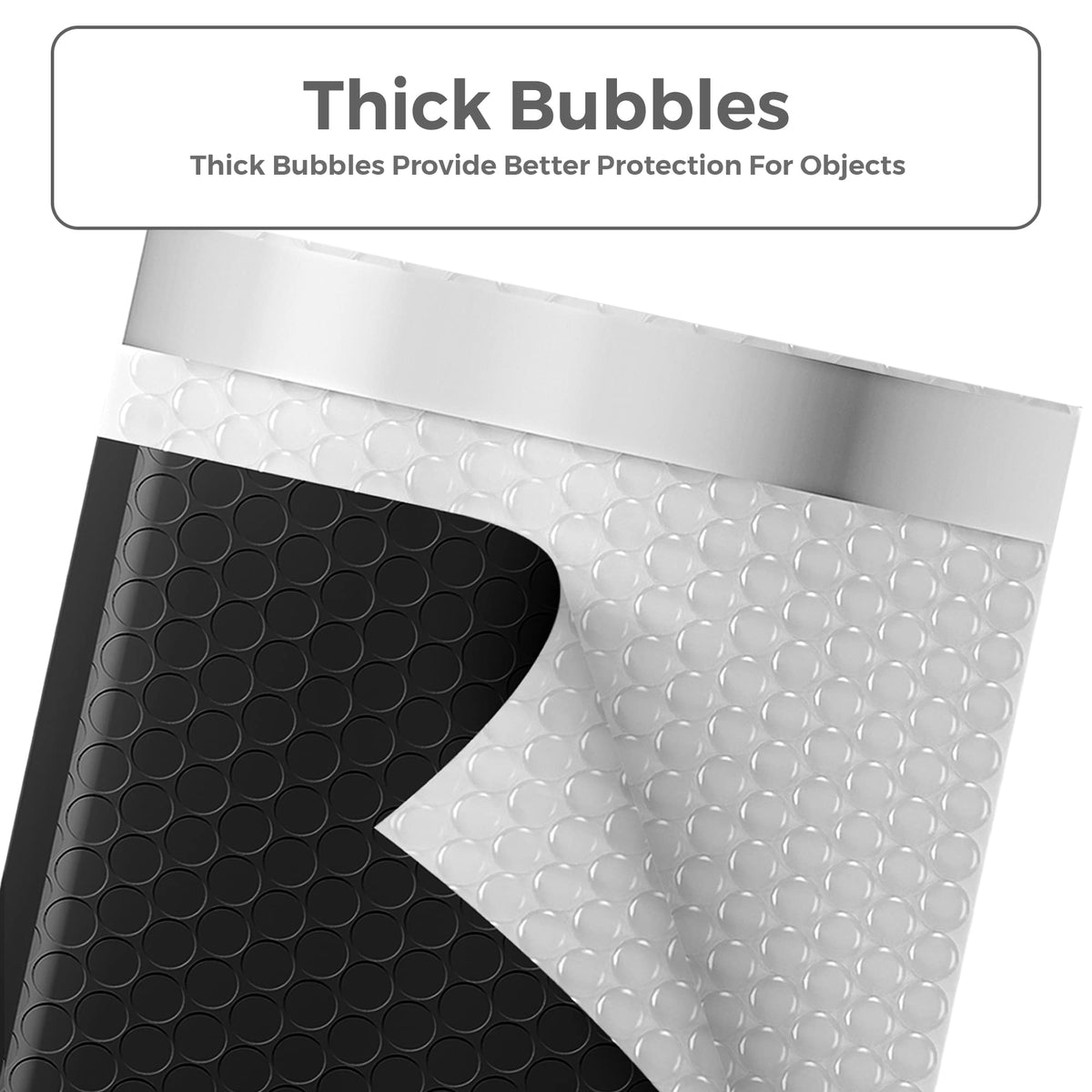Metronic Bubble Mailers 8.5x12" 40 Pack Black Padded Envelopes Usable Size 8.5 x 11" Strong Adhesion Bubble Envelopes Medium Mailing Envelopes Bubble Padded for Small Business Shipping Books Clothes