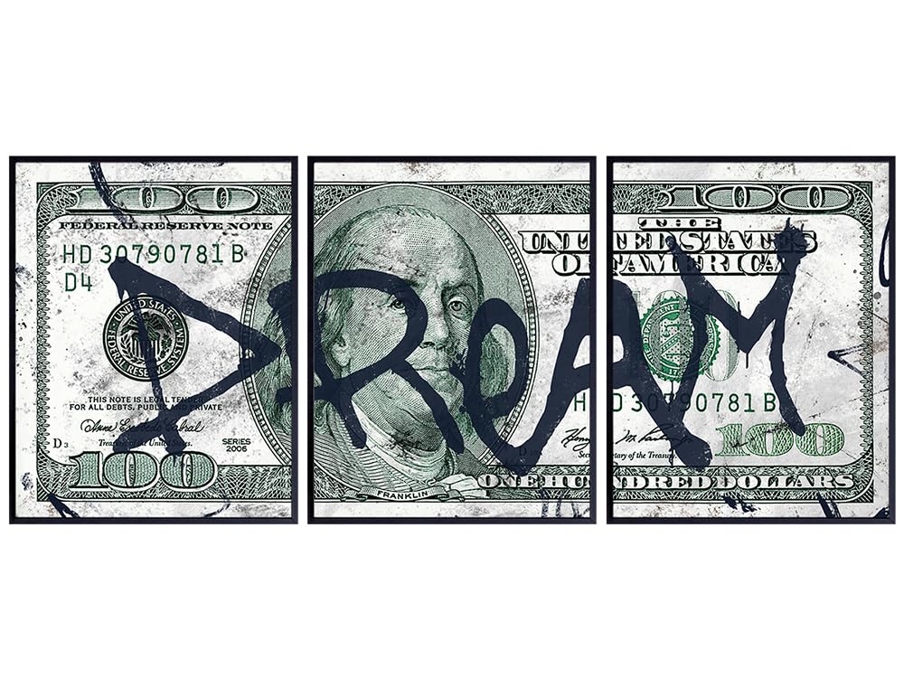 Motivational Graffiti Wall Art LARGE 11x14 - Inspirational Posters for Home Office Decor - Entrepreneur Gifts - positive affirmation - Motivation, Inspiration - Small Office Decor - Quotes Wall Art