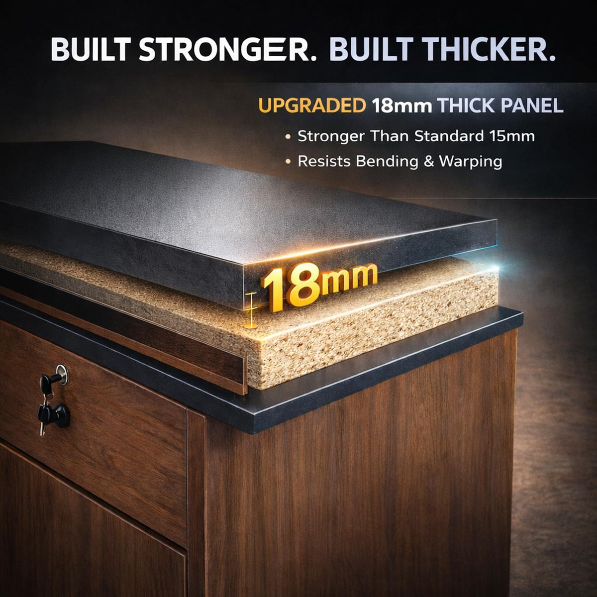 GRGECXZ Modern Reception Desk with Storage Drawer & Counter Shelf, 39.4" Front Counter Reception Table for Office, Salon, Lobby, Retail Store (Black, Right Table)