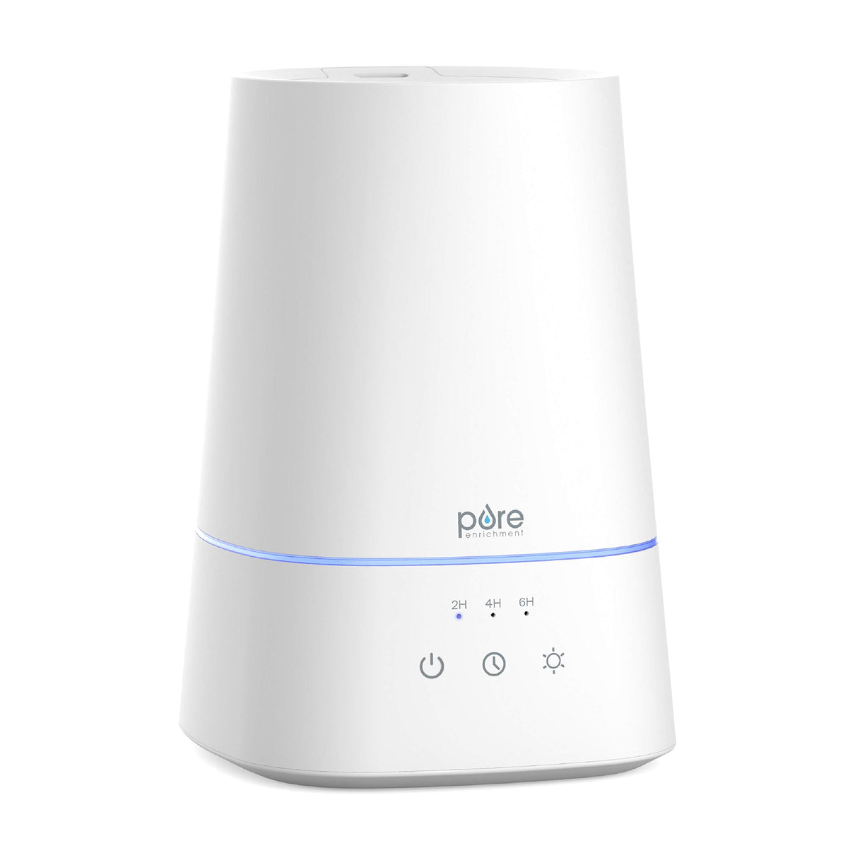 Pure Enrichment HUME Max - Easy Top-Fill Ultrasonic Cool Mist Humidifier, 3.7-L (1 Gallon) Water Tank, 3 Mist Settings, & Auto Shut-Off Timer - Ideal for Large Bedrooms, Nurseries & Dry Areas (White)