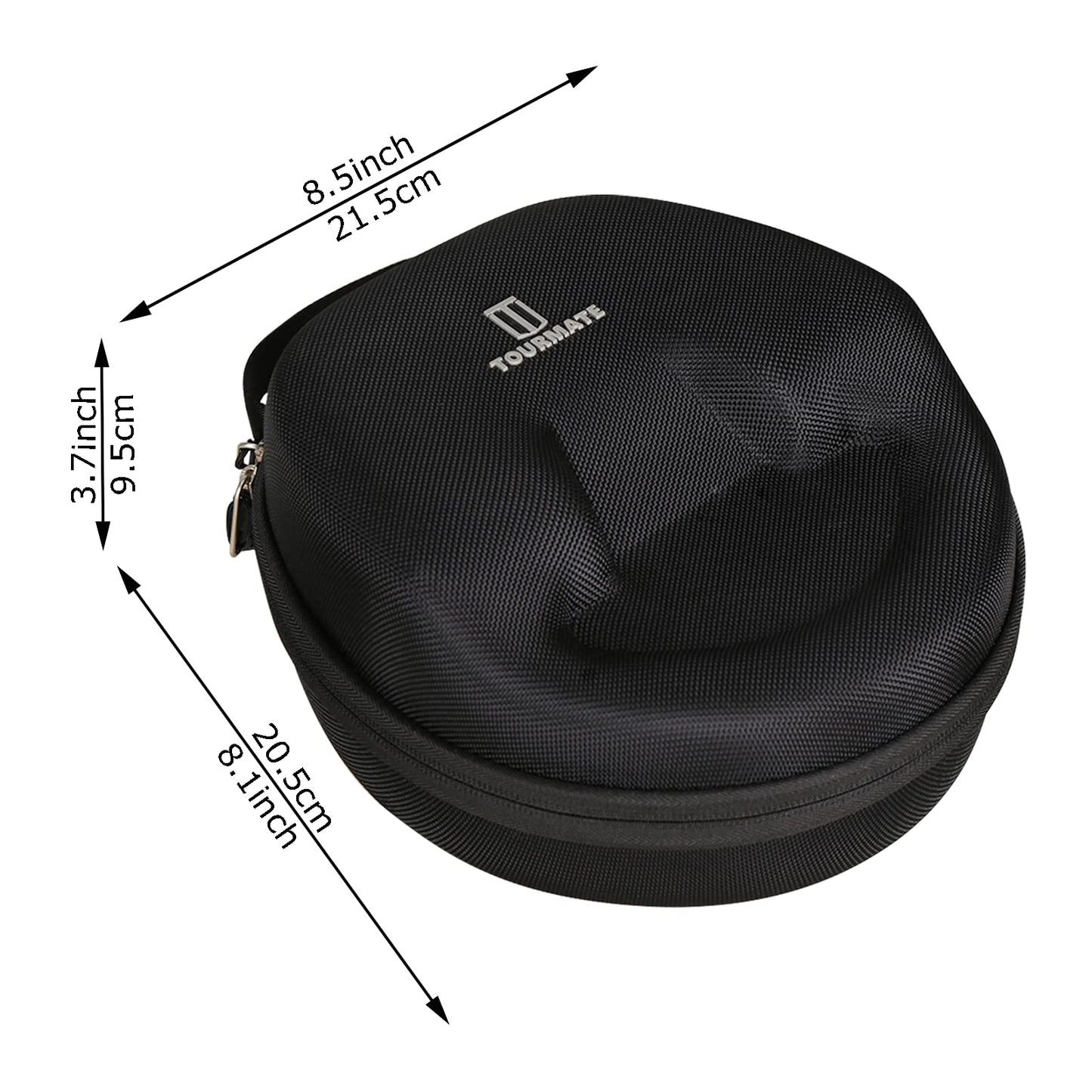 Hard Travel Case for Logitech Zone Vibe 100/125 Wireless Ear Headphones, Protective Carrying Storage Case - Tourmate（only case）
