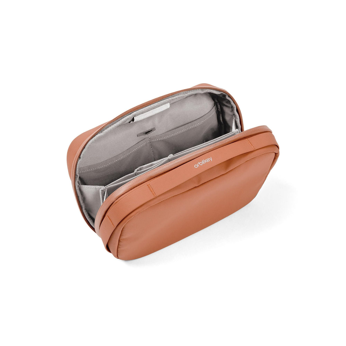 Orbitkey 2-in-1 Tech Accessory Pouch with Detachable Slim Sleeve – Travel Electronics Organizer for Cables, Chargers, Earbuds, Power Bank – Compact Gadget Bag & Portable Tech Storage Case (Rose)