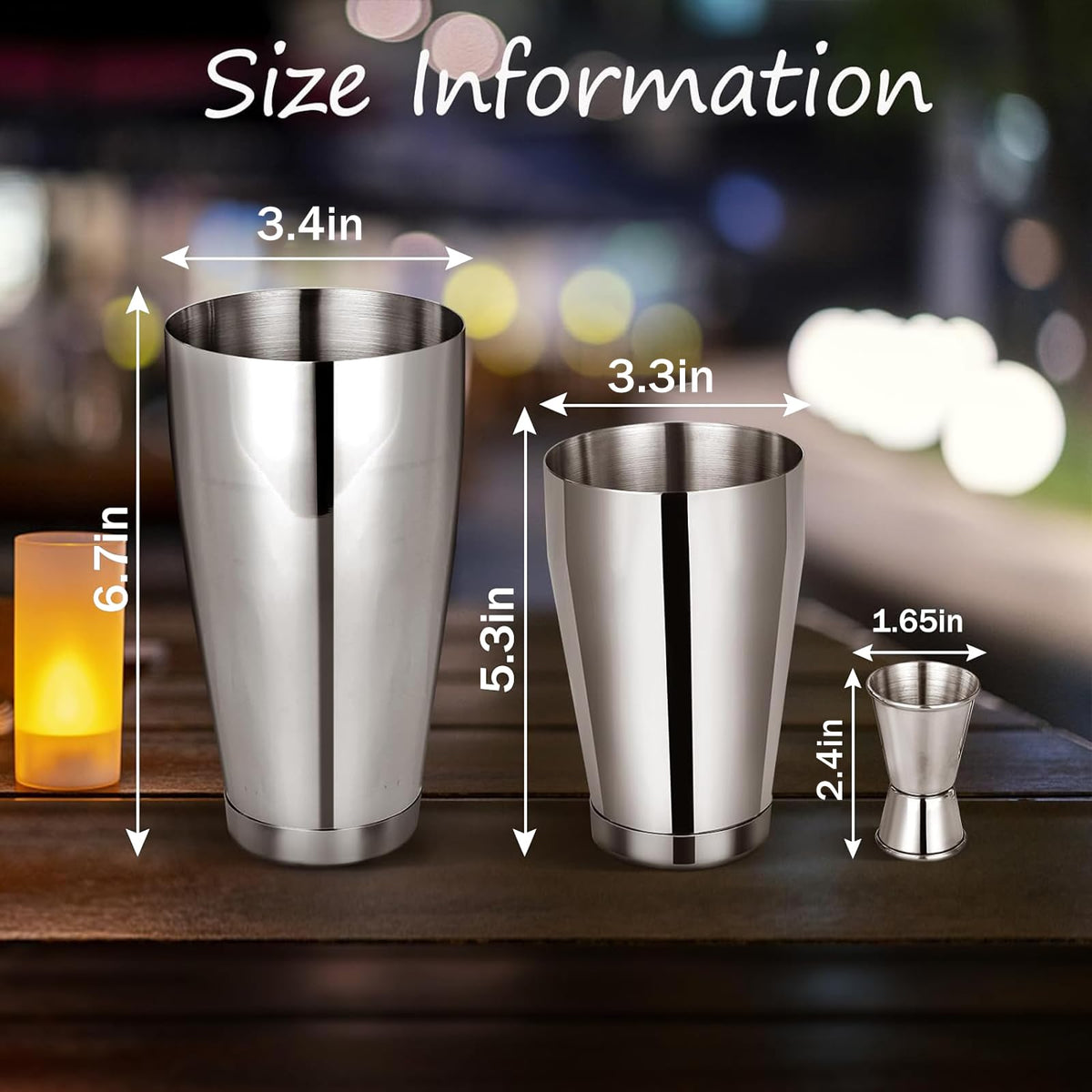 Mwellewm Cocktail Shaker Set Bartender Kit, 12 Pcs Boston Drink Shaker with Strainer Bartending Martini Shaker Tin with 18oz & 28oz Mixed Alcohol Shaker Stainless Steel Bar Tool for Beginner